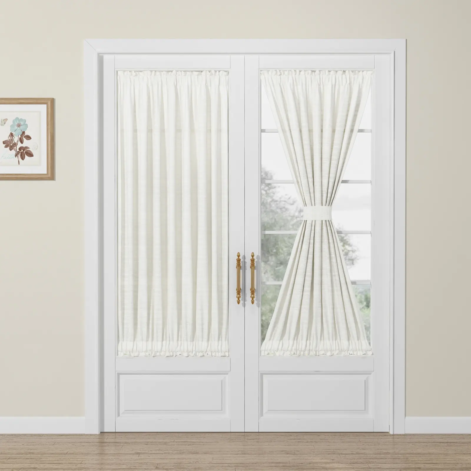Custom Rod Pocket French Door Curtain - Image 10