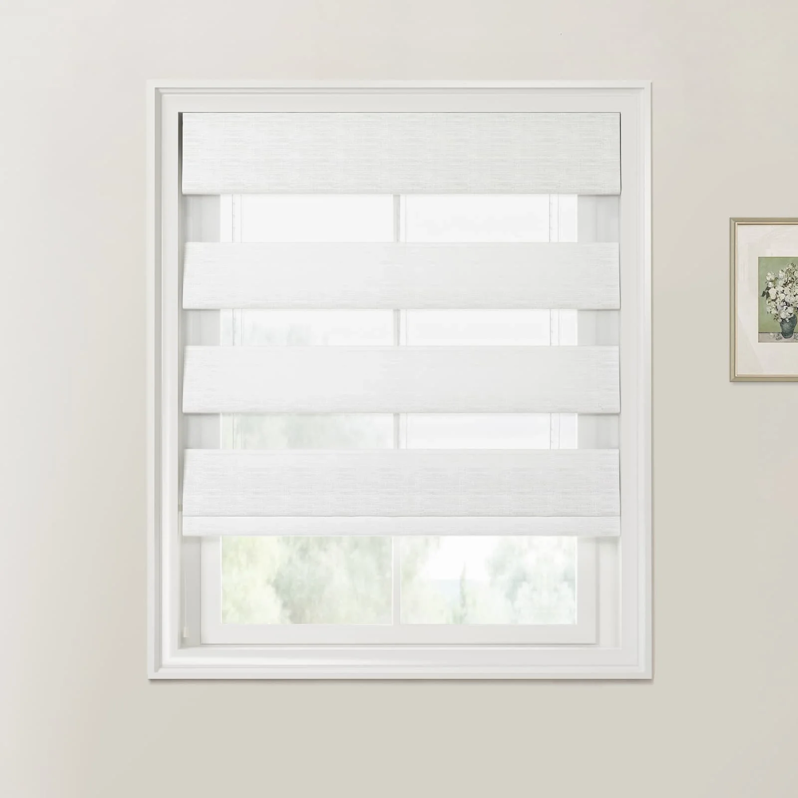 Custom Zebra Roman Blind Cord Lift - Image 17