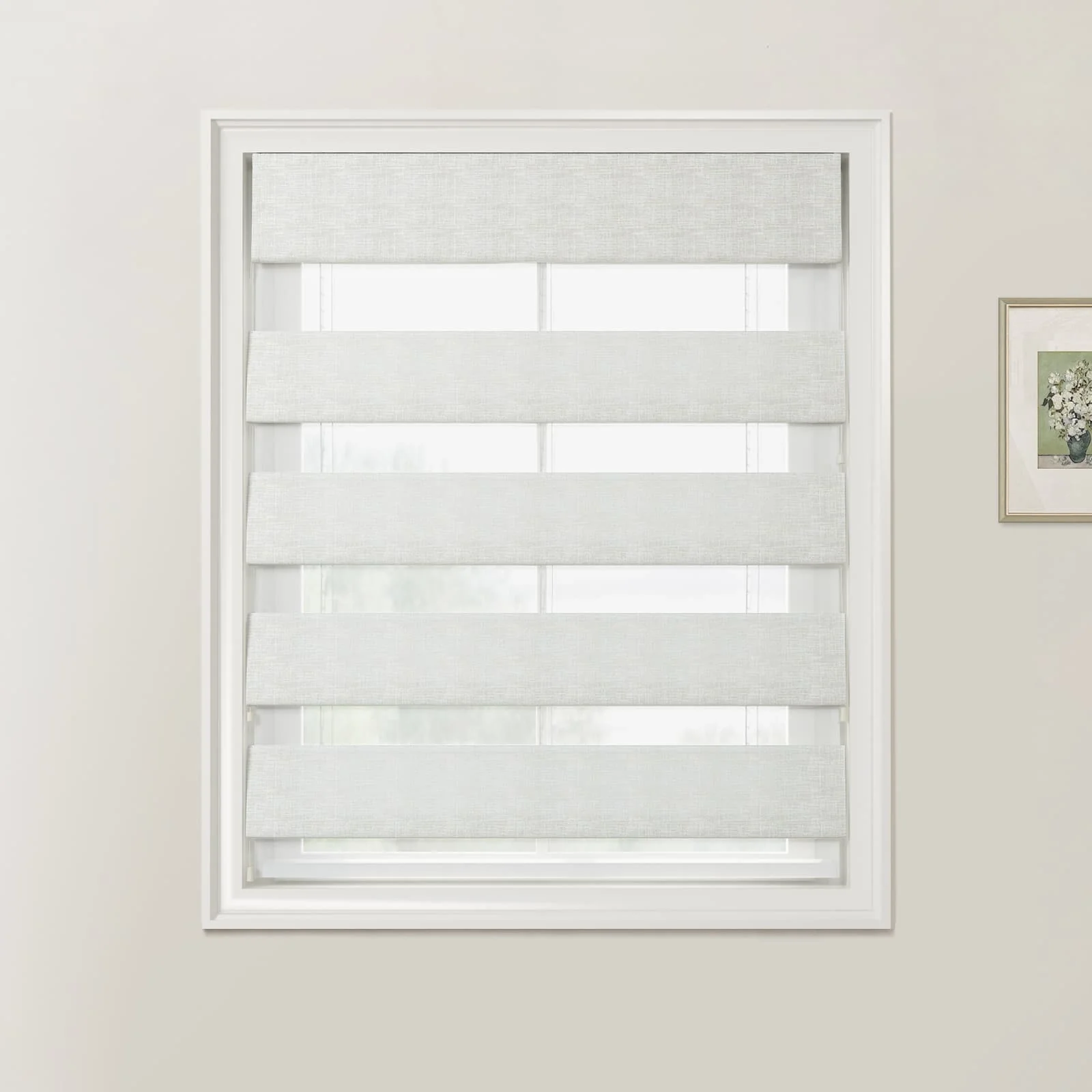 Custom Zebra Roman Blind Cord Lift - Image 20