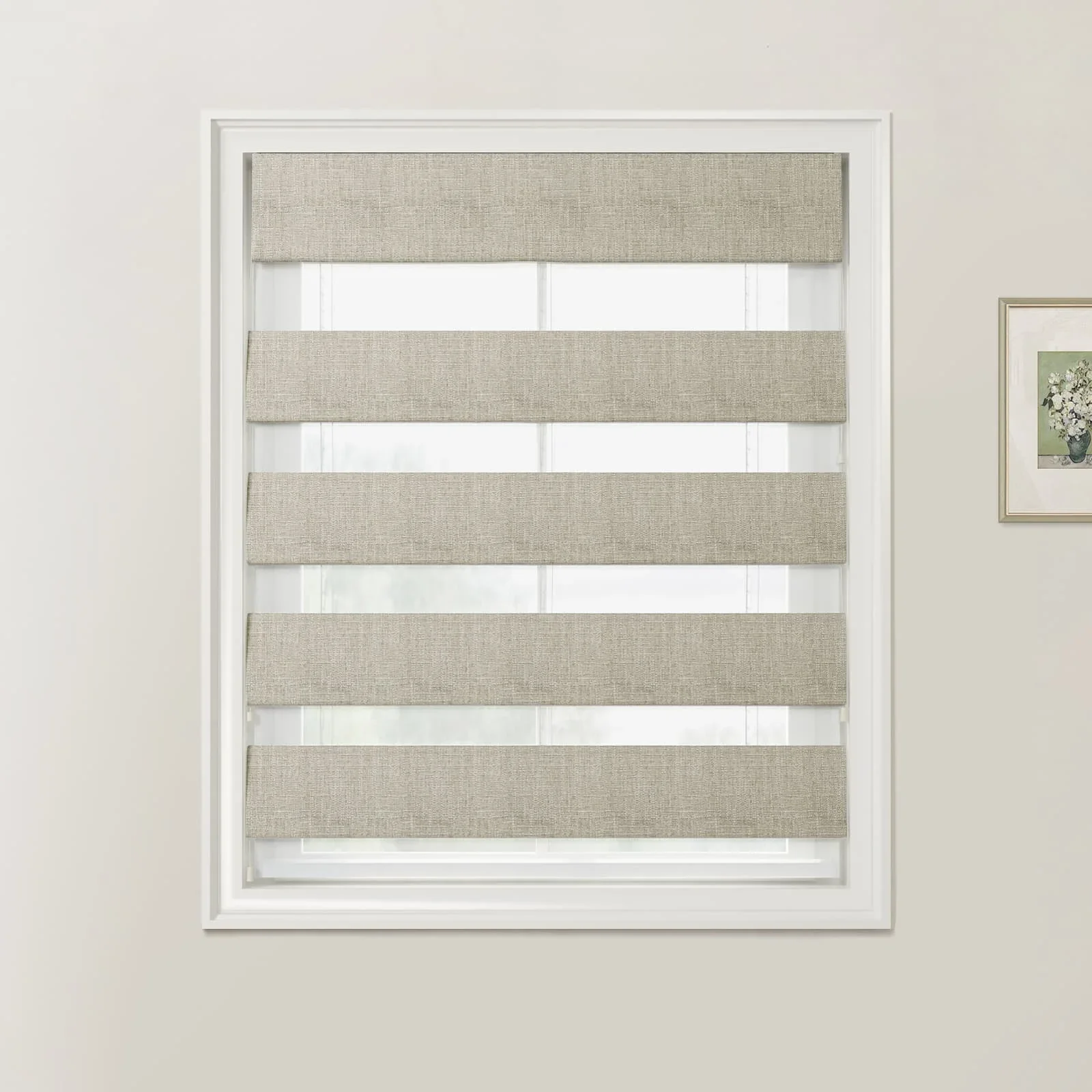 Custom Zebra Roman Blind Cord Lift - Image 24