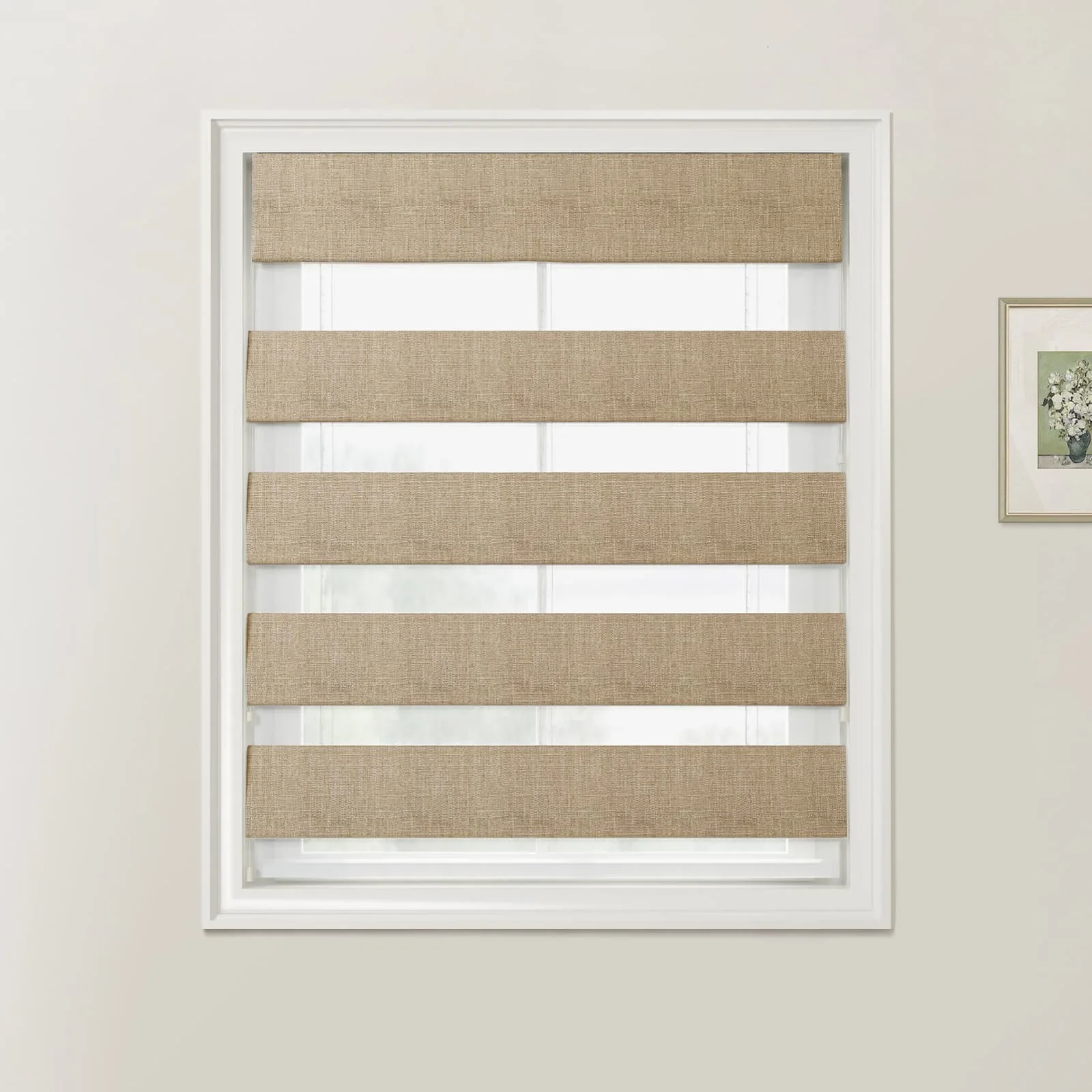 Custom Zebra Roman Blind Cord Lift - Image 26