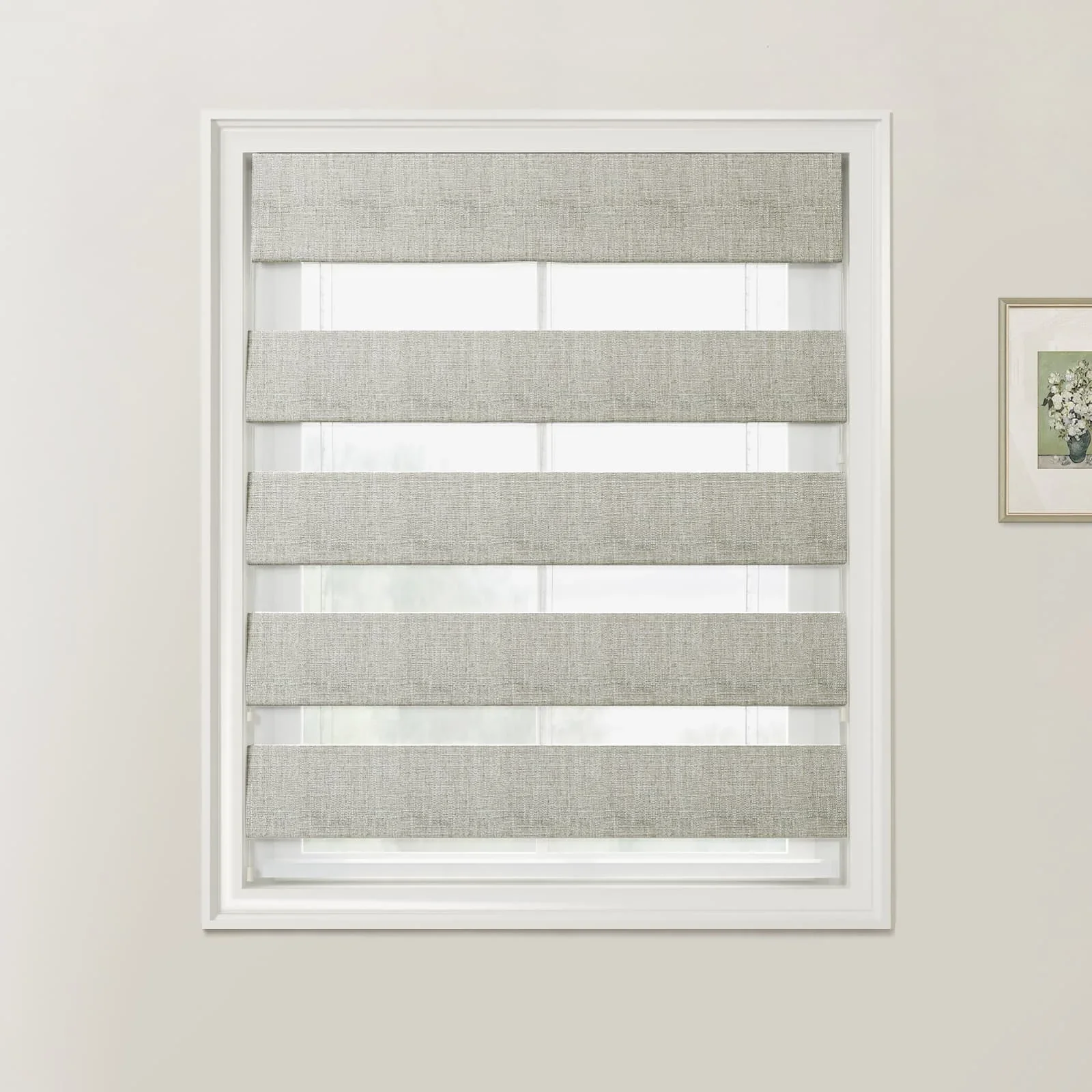 Custom Zebra Roman Blind Cord Lift - Image 35