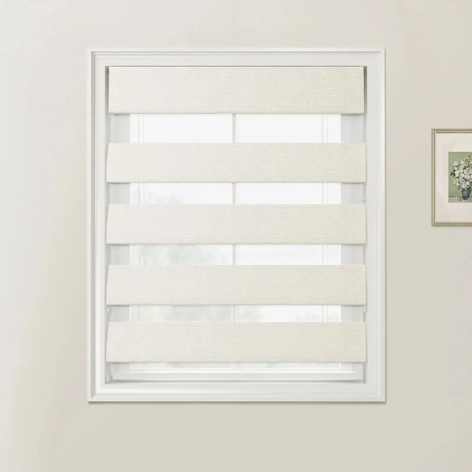 Custom Zebra Roman Blind Cord Lift - Image 40