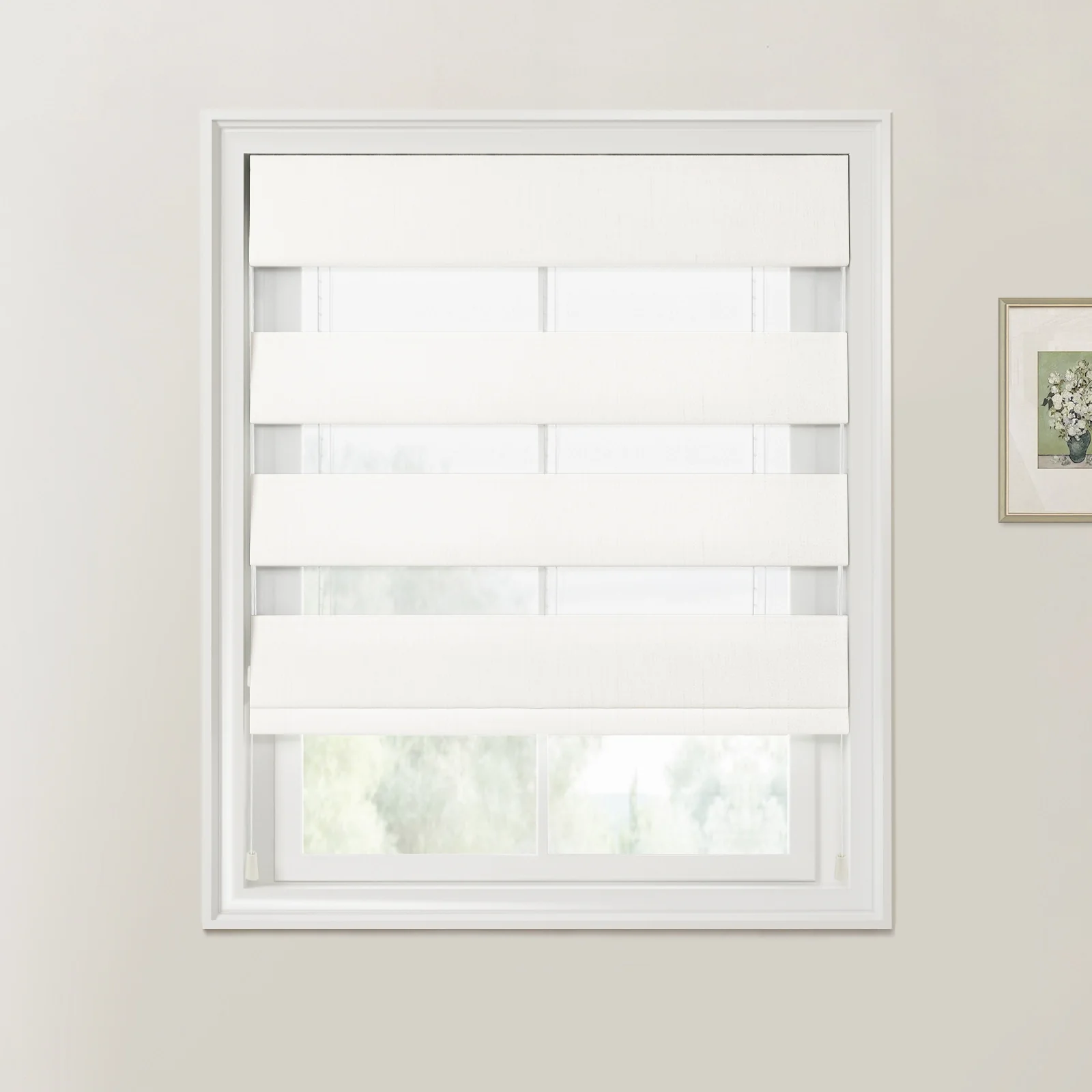 Custom Zebra Roman Blind Cord Lift - Image 43