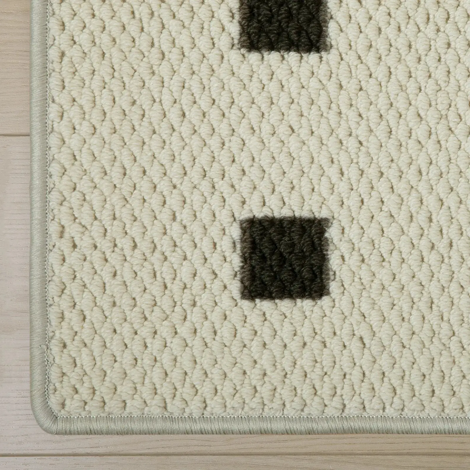 Della Natural Patterned Wool Rug - Image 10