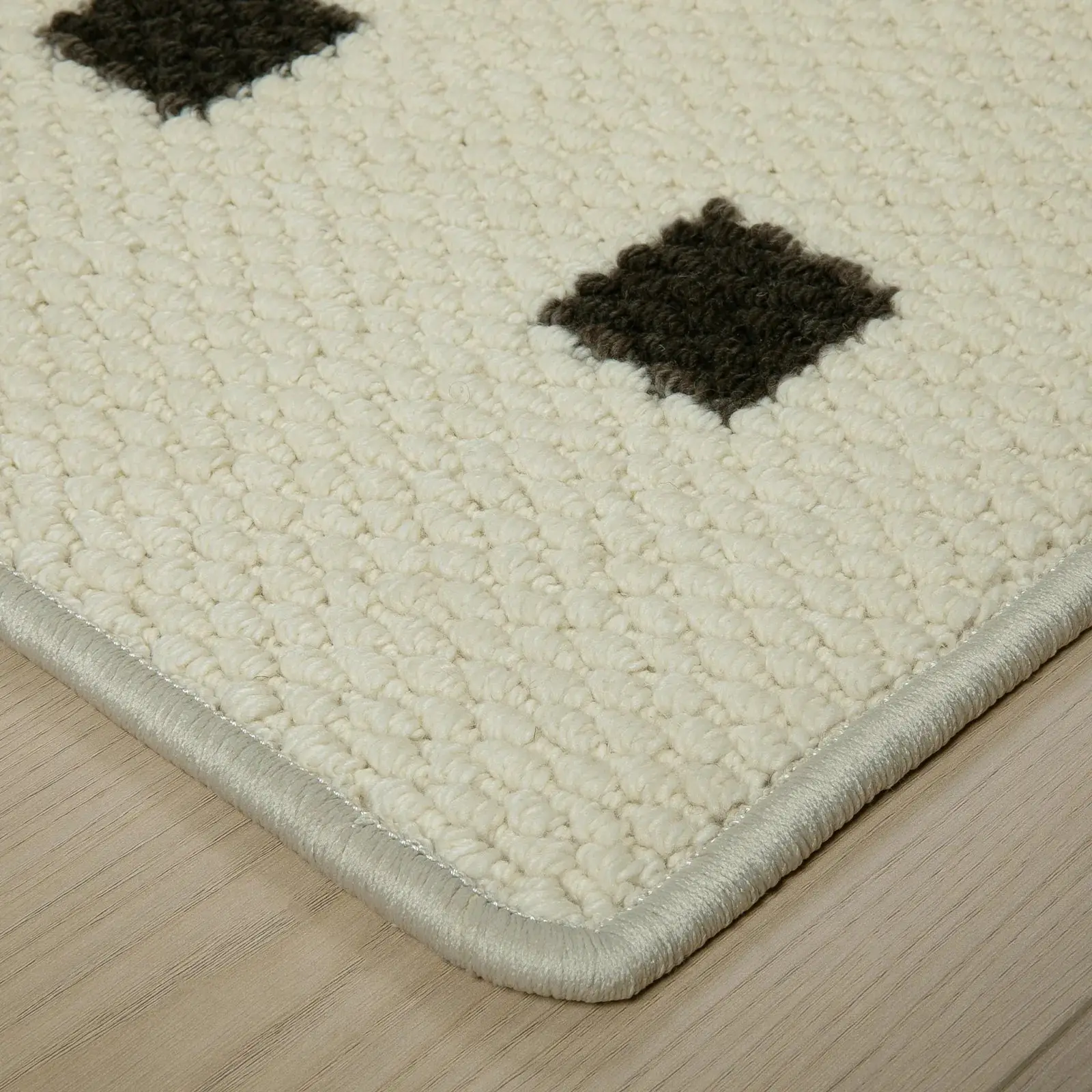 Della Natural Patterned Wool Rug - Image 12