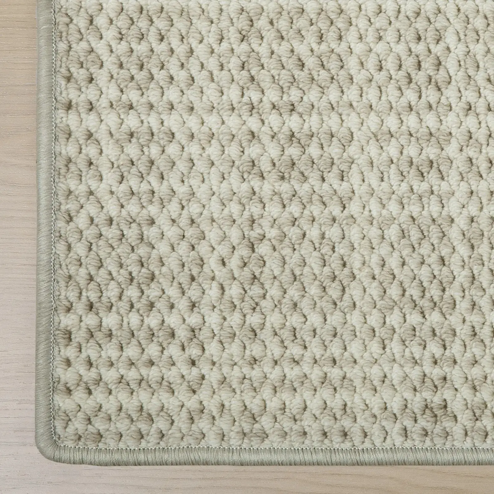 Della Natural Patterned Wool Rug - Image 2