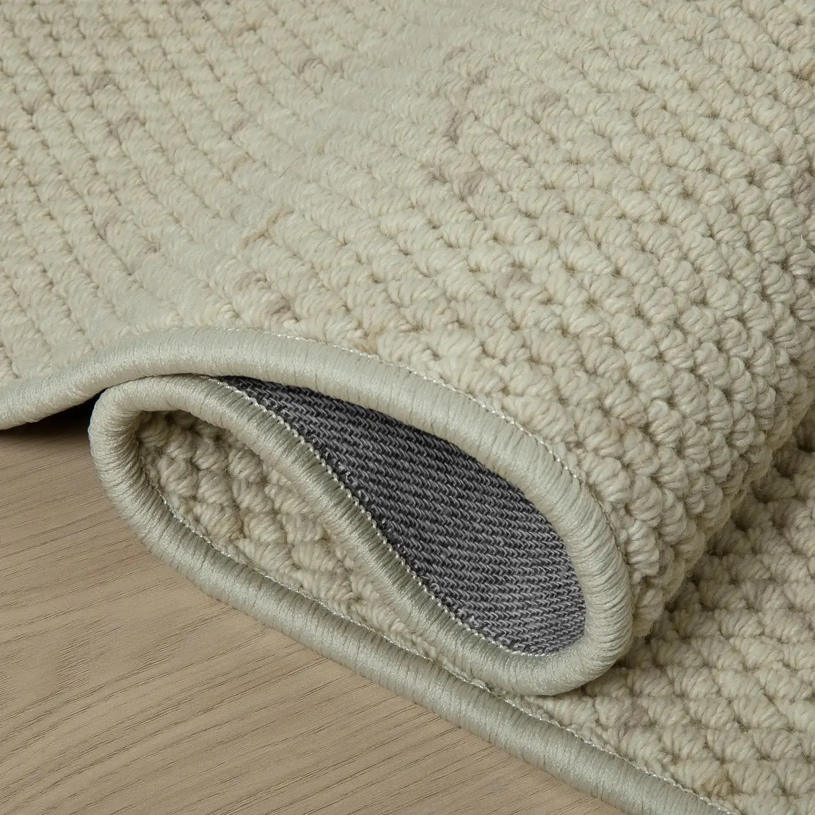 Della Natural Patterned Wool Rug - Image 20