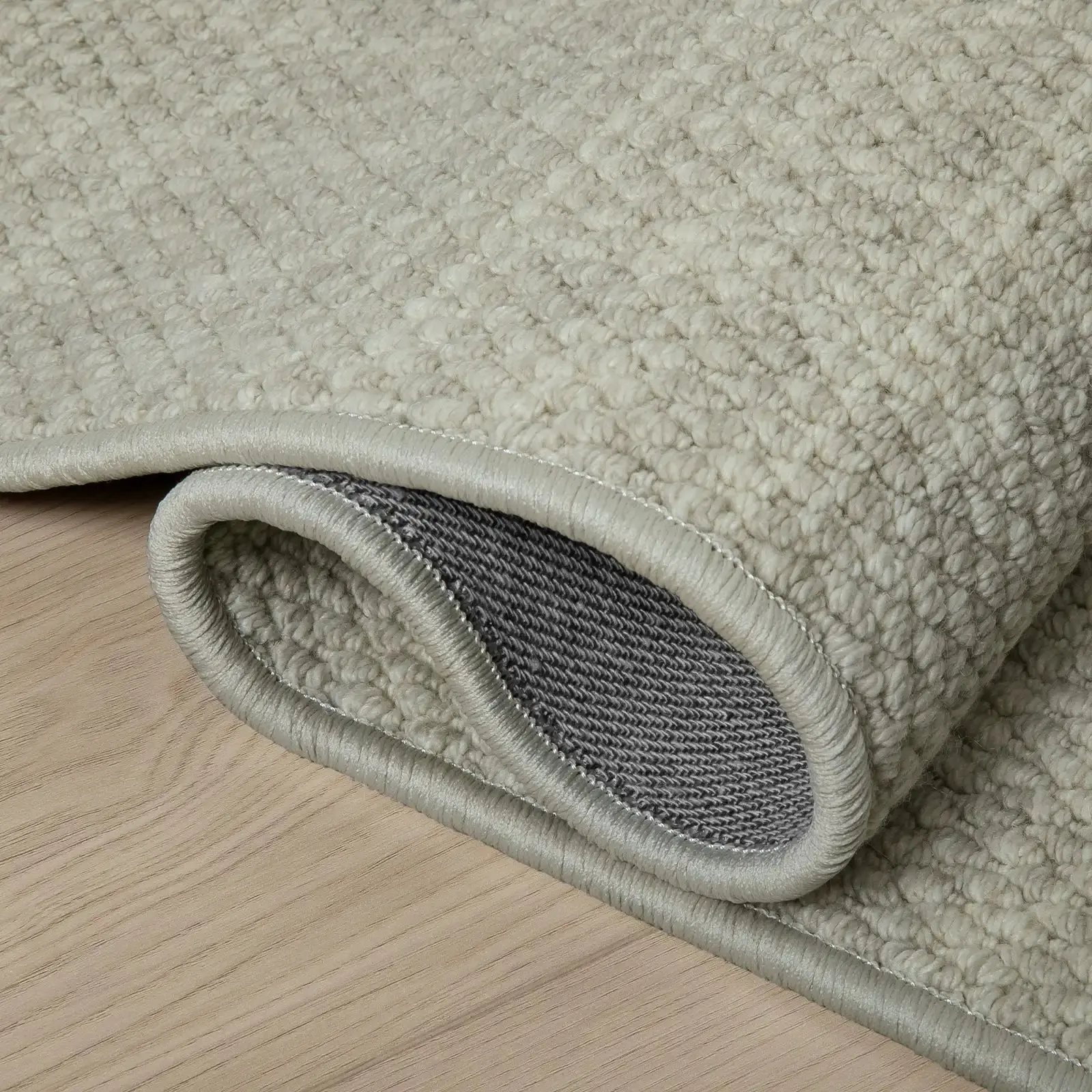 Della Natural Patterned Wool Rug - Image 27