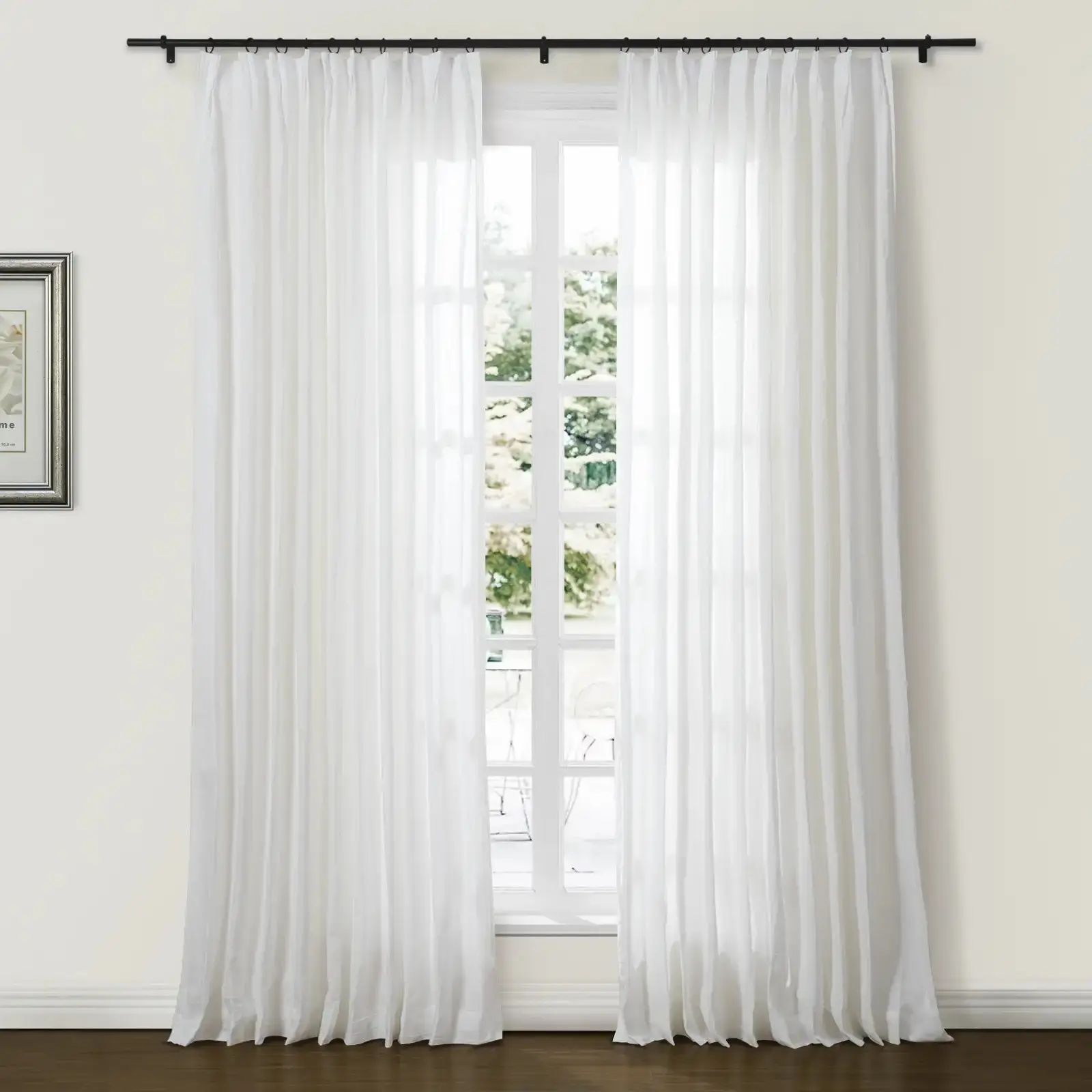 Doris 100% European Flax Linen Curtain Pleated - Image 27