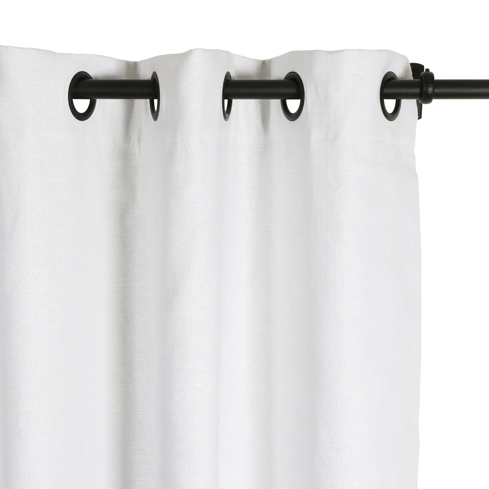 Draperfect Linen Cotton Drapery Grommet with Blackout Lining - Image 2