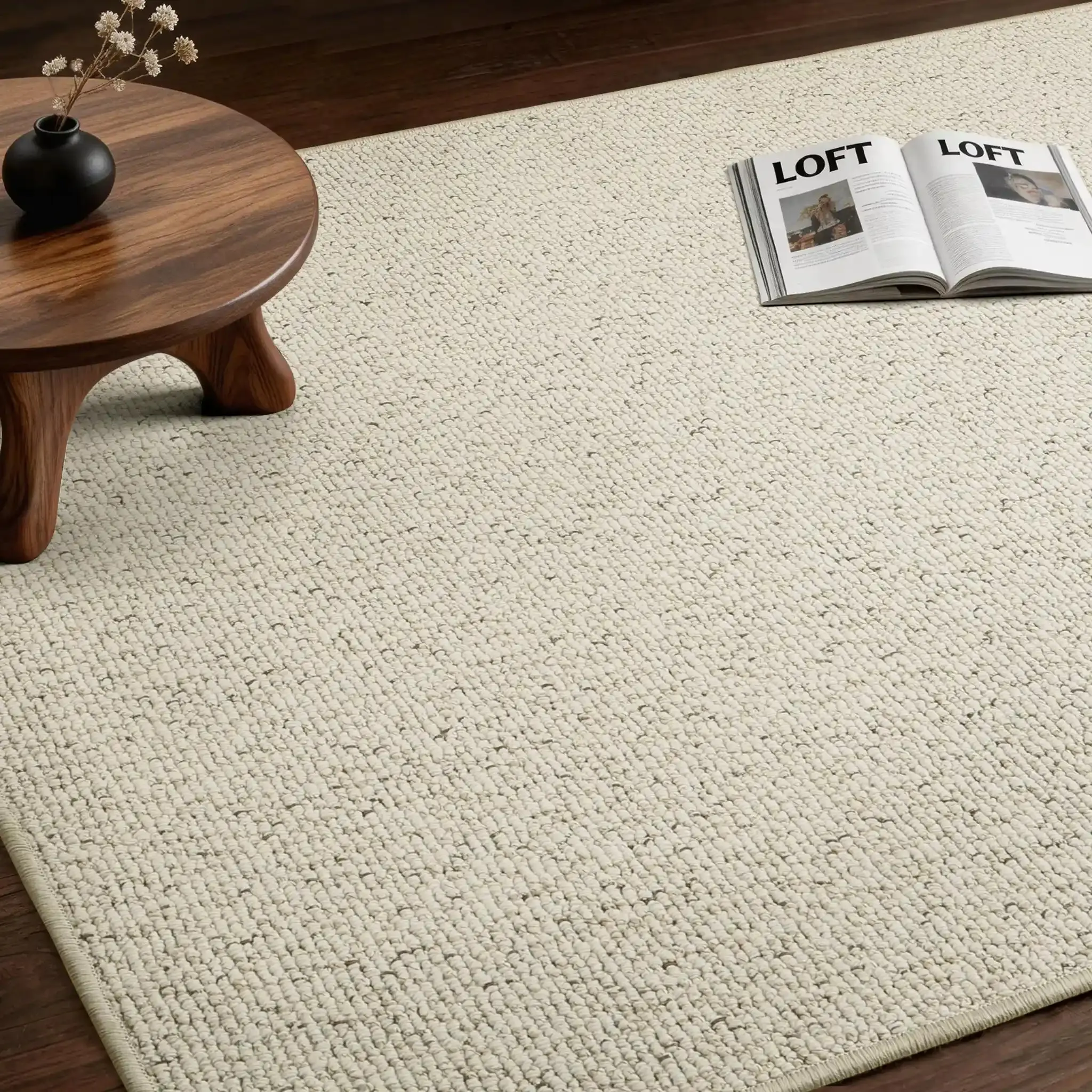Elvis Popcorn-Textured Wool Rug - Image 8