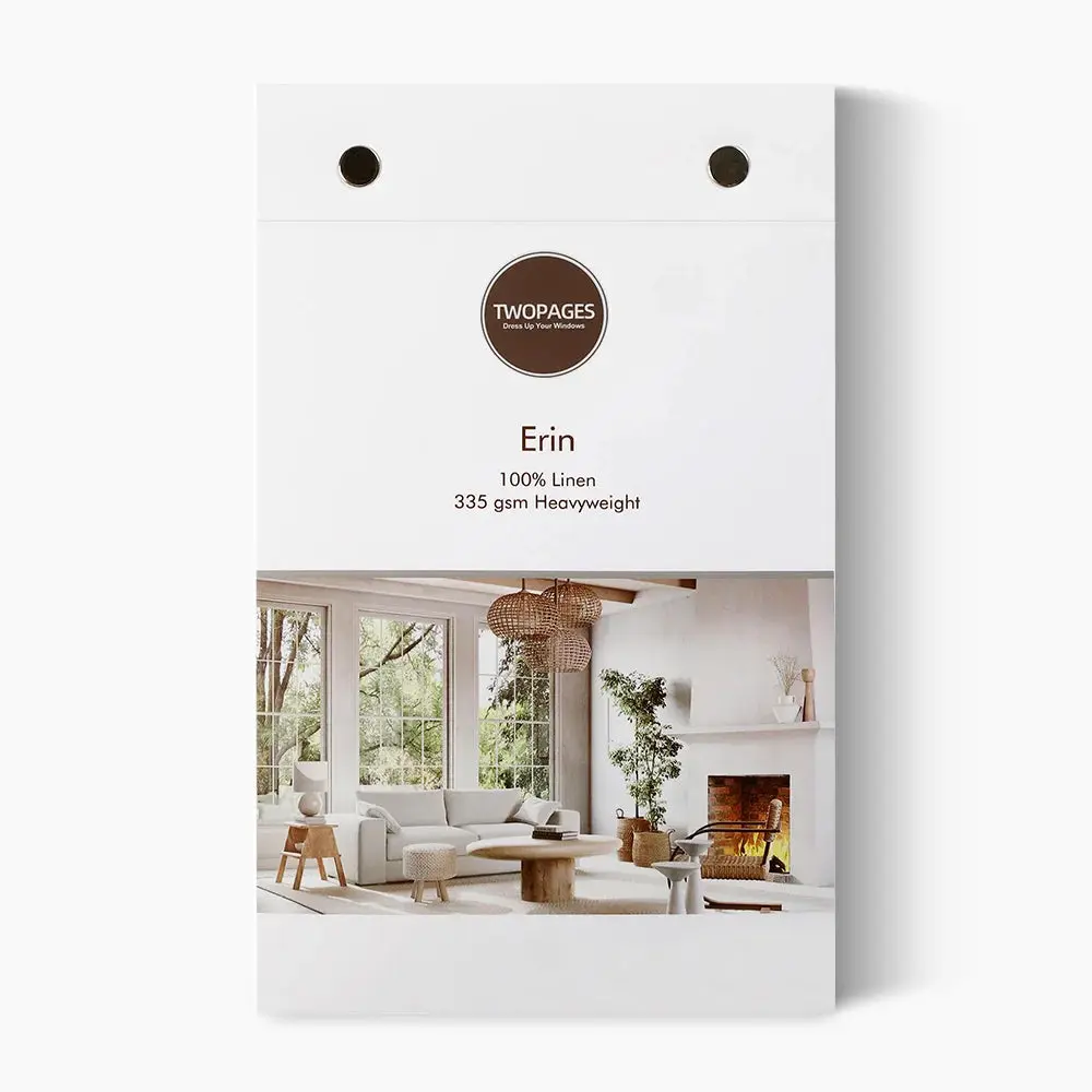 Erin 100% Linen Heavyweight Booklet 6 Colors - Image 2