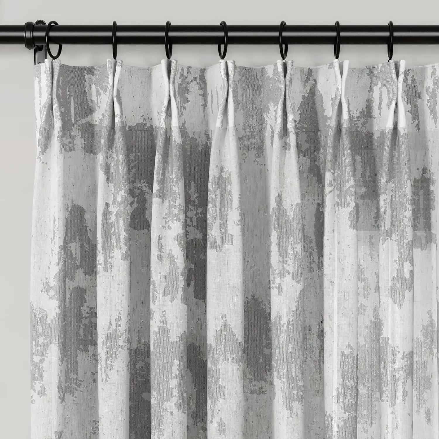Freya Linen Semi Sheer Jacquard Curtains Pleated - Image 27