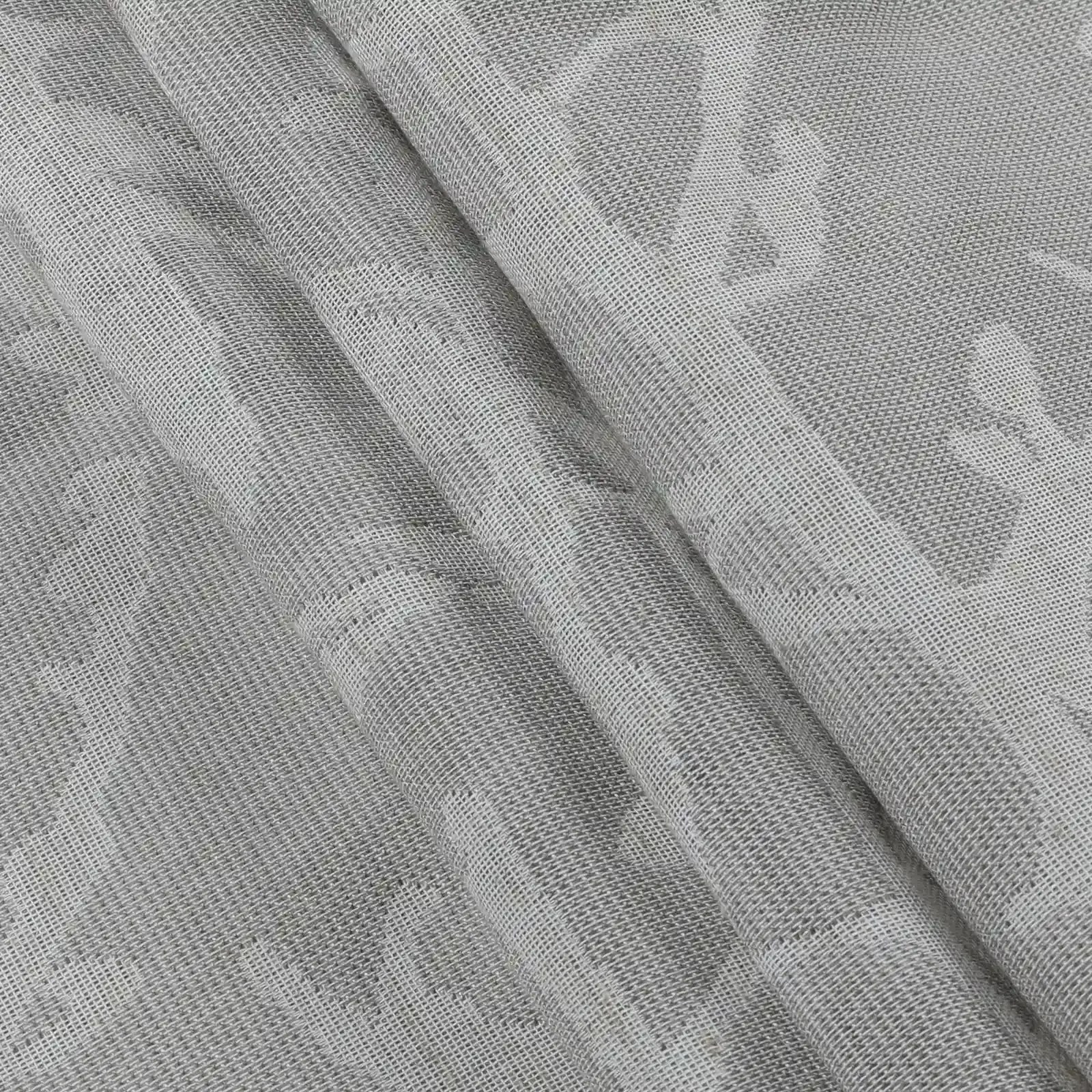 Freya Linen Semi Sheer Jacquard Curtains Pleated - Image 49