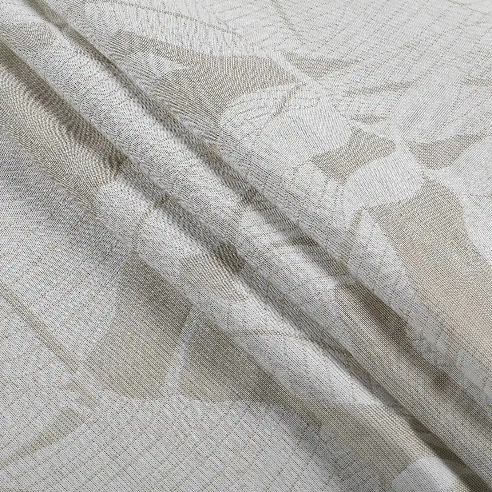 Freya Linen Semi Sheer Jacquard Curtains Pleated - Image 69