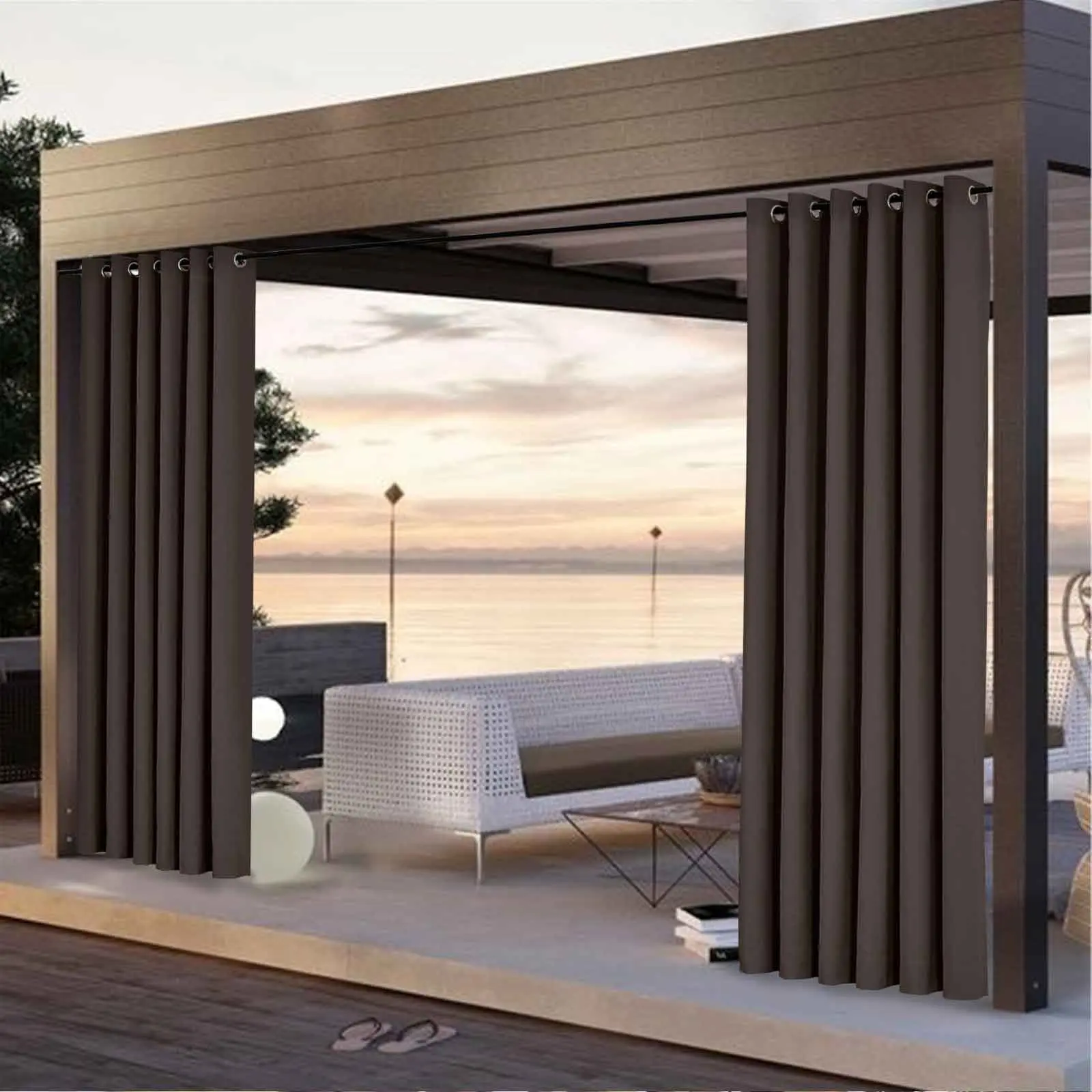Heck Solid Acrylic Outdoor Curtain - Image 8