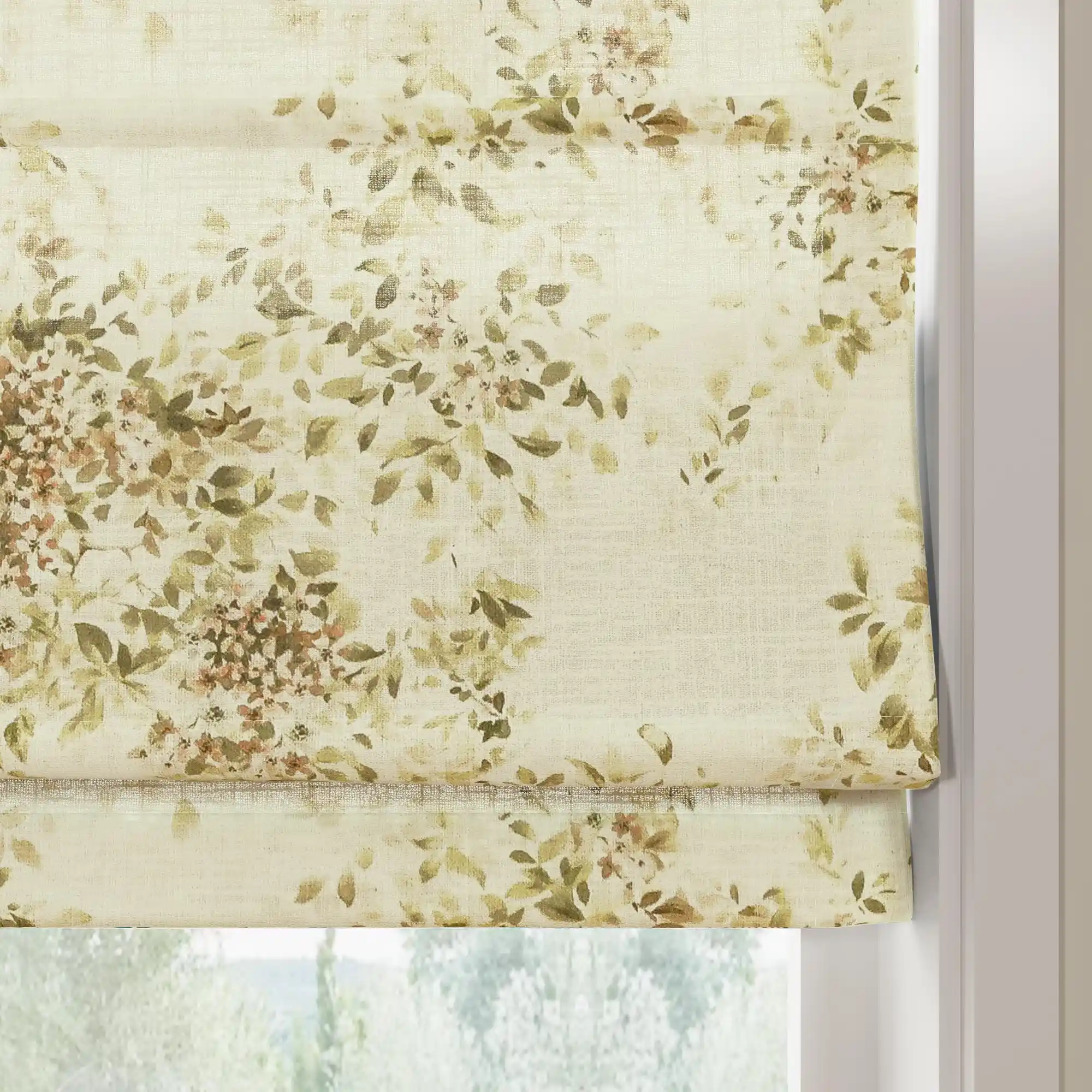Holly Botanical Boho Roman Shade Cordless - Image 34