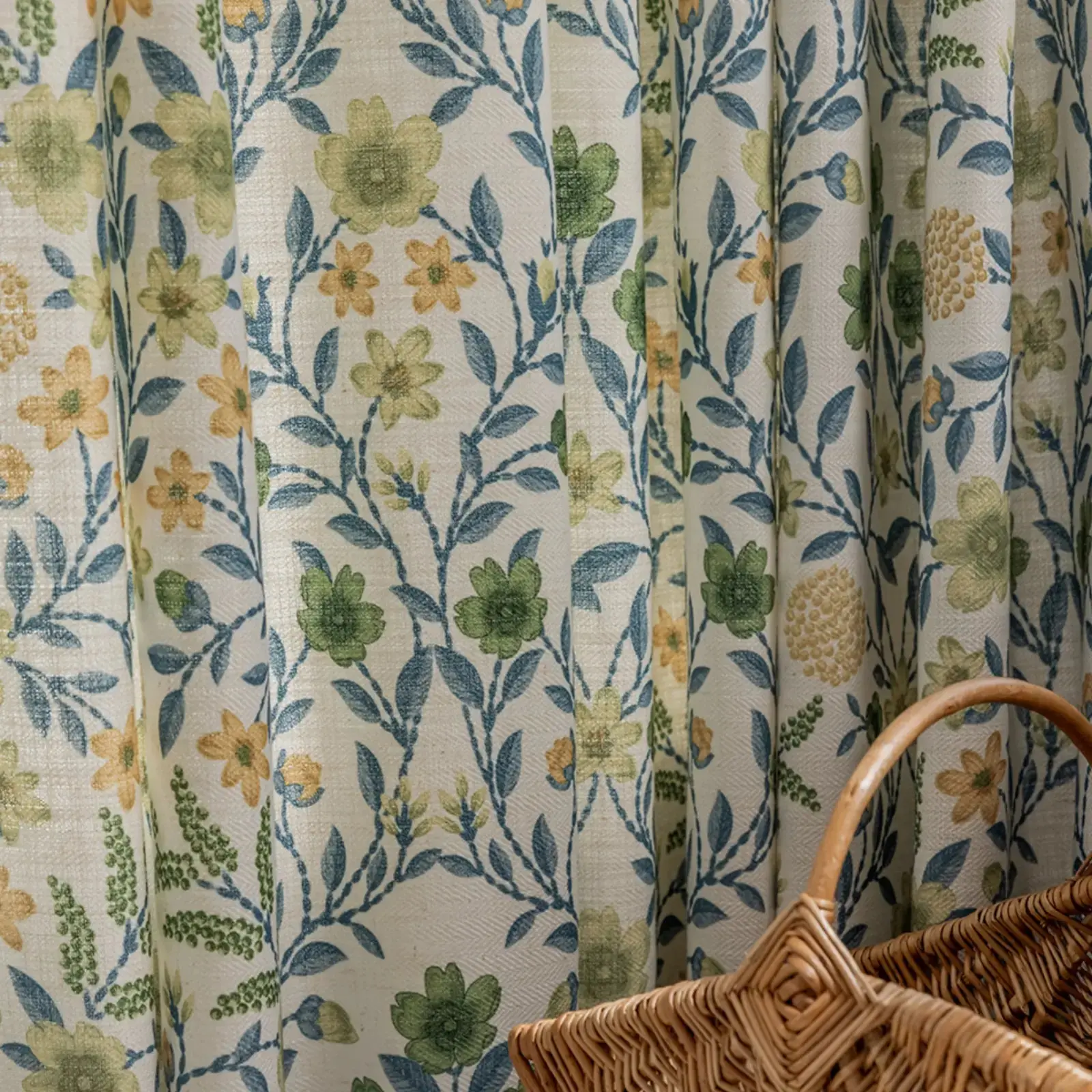 Holly Country Floral Drapery Pleated (102 inches Length Limit) - Image 16