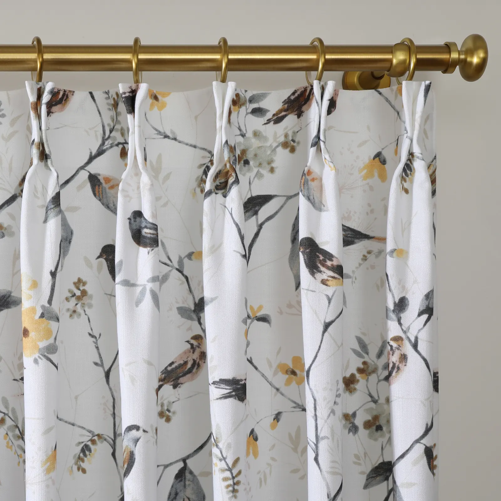 Holly Country Floral Drapery Pleated (102 inches Length Limit) - Image 29