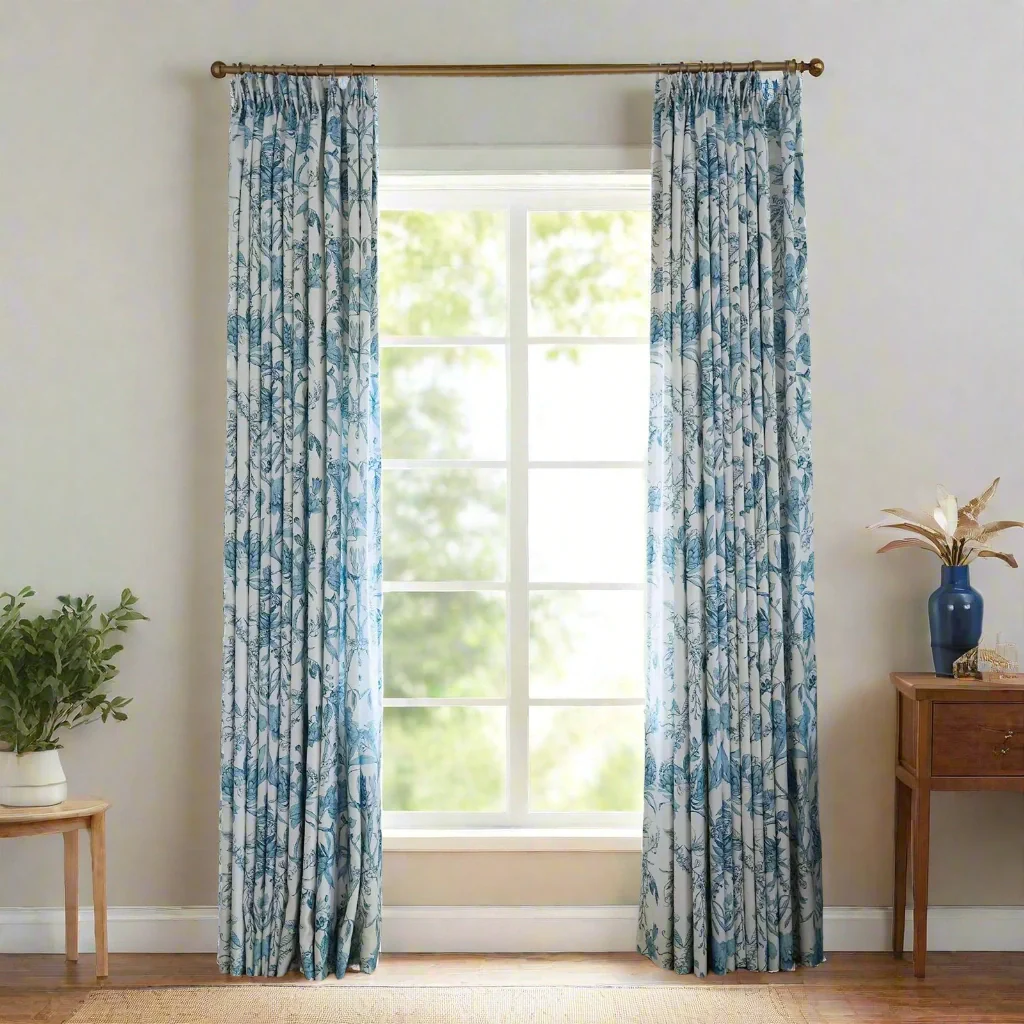 Holly Country Floral Drapery Pleated (102 inches Length Limit) - Image 3