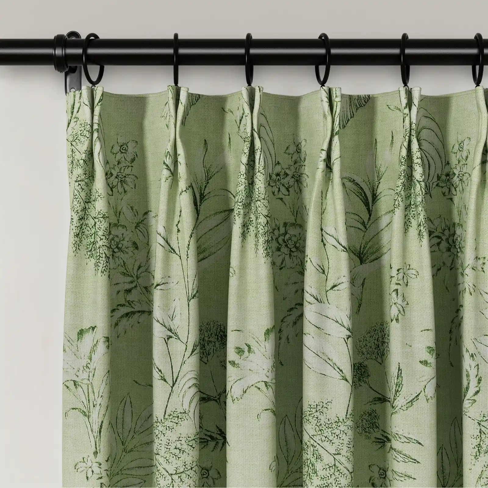 Holly Country Floral Drapery Pleated (102 inches Length Limit) - Image 34