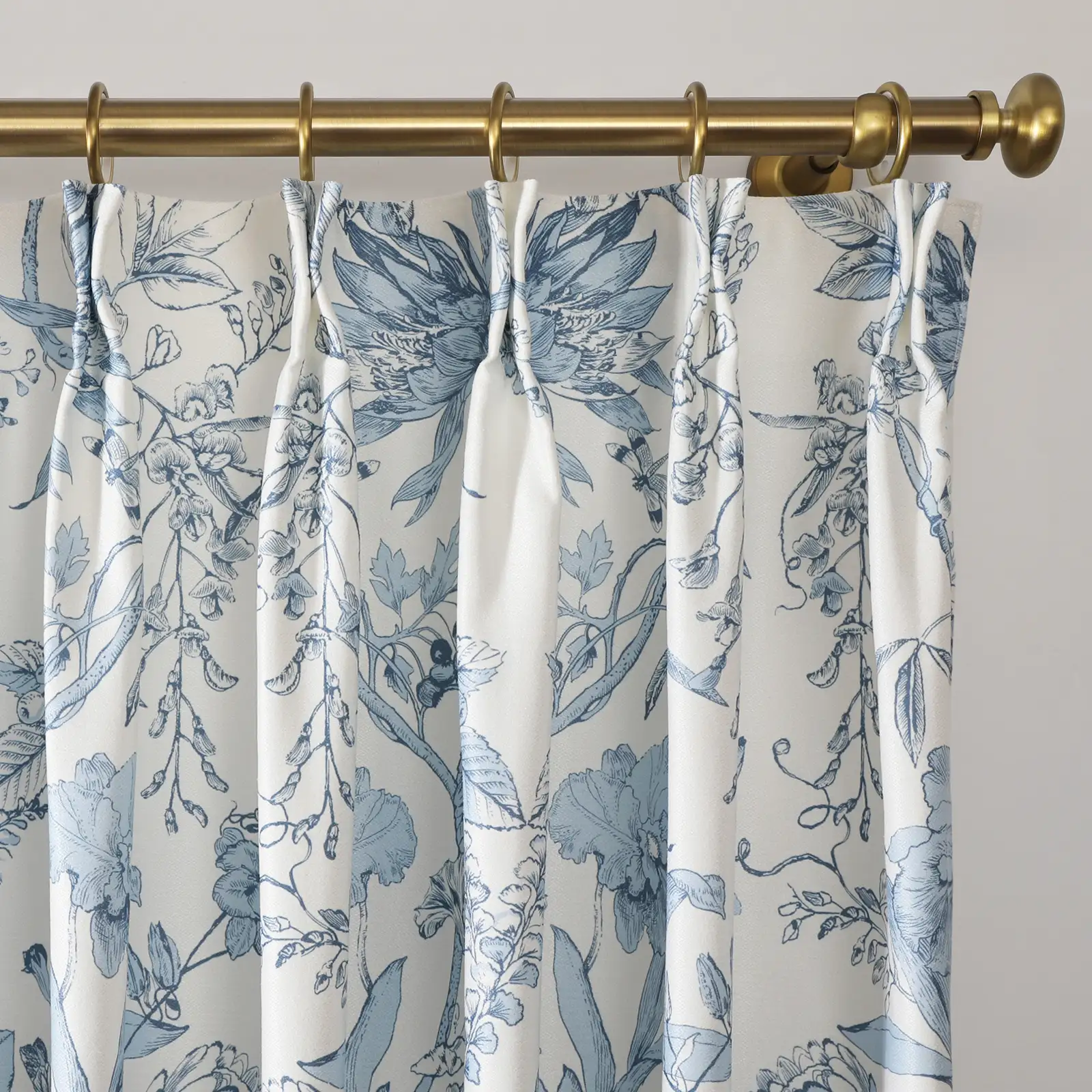 Holly Country Floral Drapery Pleated (102 inches Length Limit) - Image 4