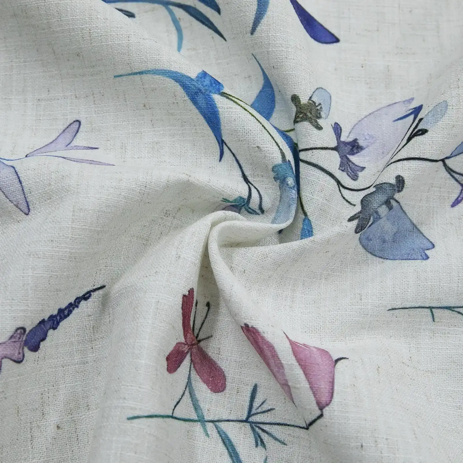 Holly Country Floral Drapery Pleated (102 inches Length Limit) - Image 70