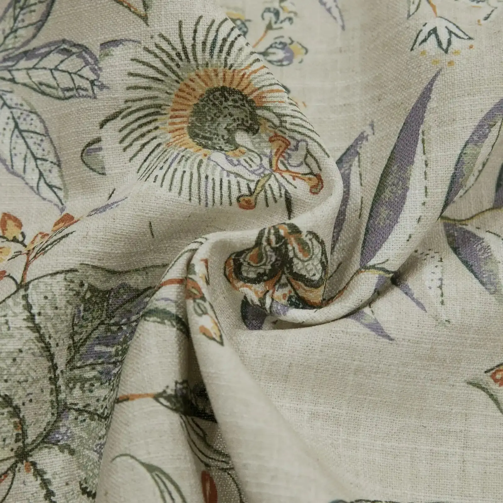 Holly Country Floral Drapery Pleated (102 inches Length Limit) - Image 82