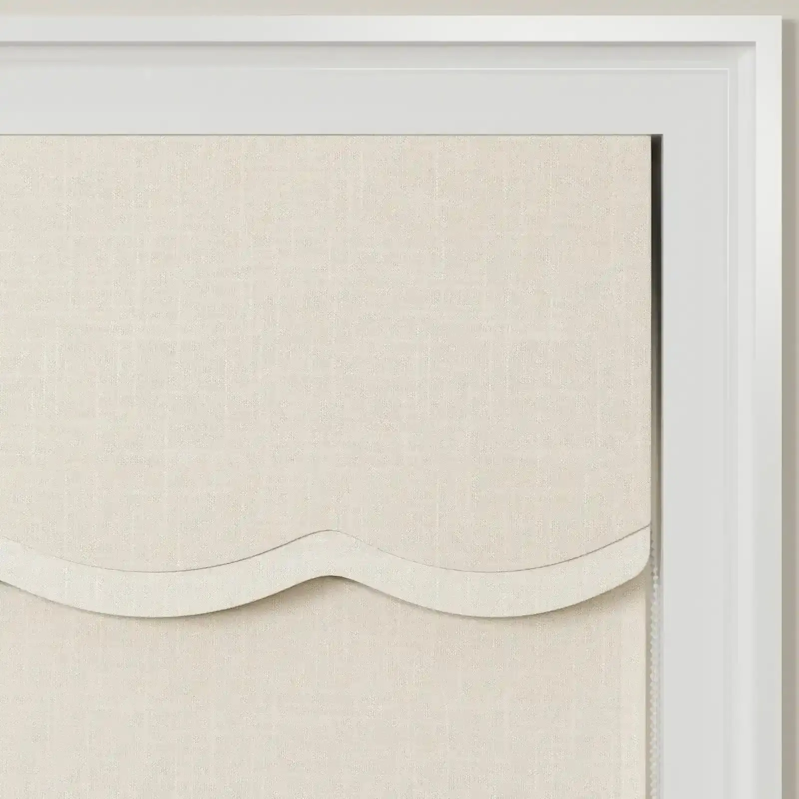 Ian Linen Valanced Day Night Roman Shade Cord Lift - Image 2
