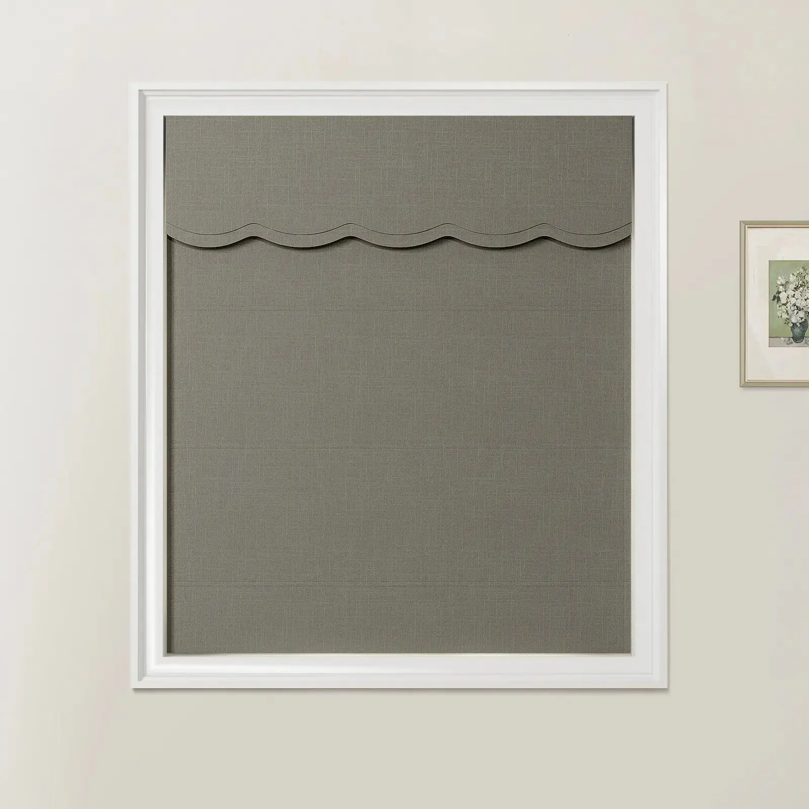 Ian Linen Valanced Day Night Roman Shade Cord Lift - Image 25