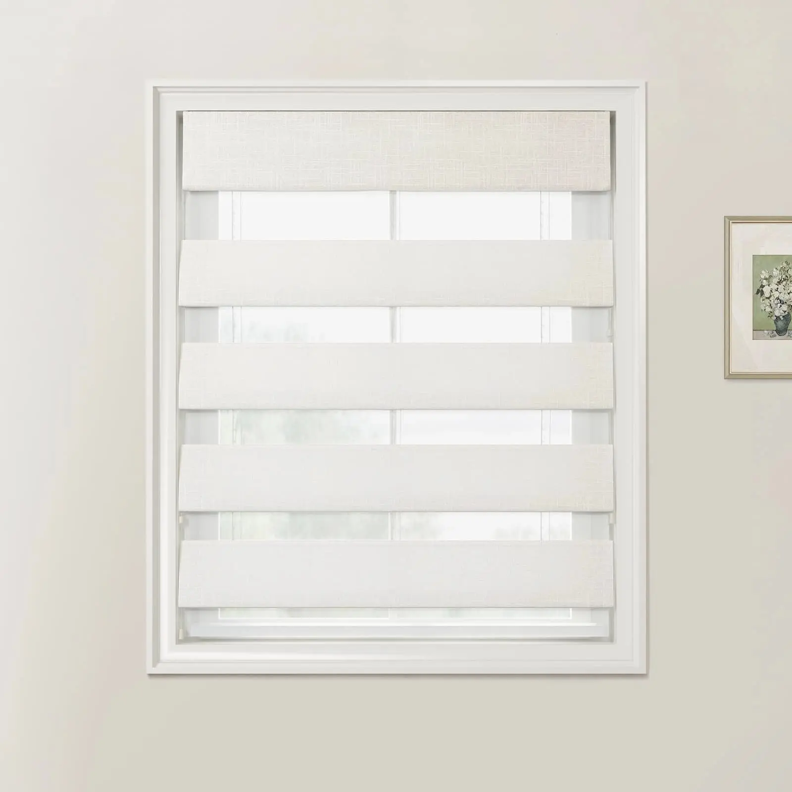 Custom Zebra Roman Blind Cord Lift - Image 46