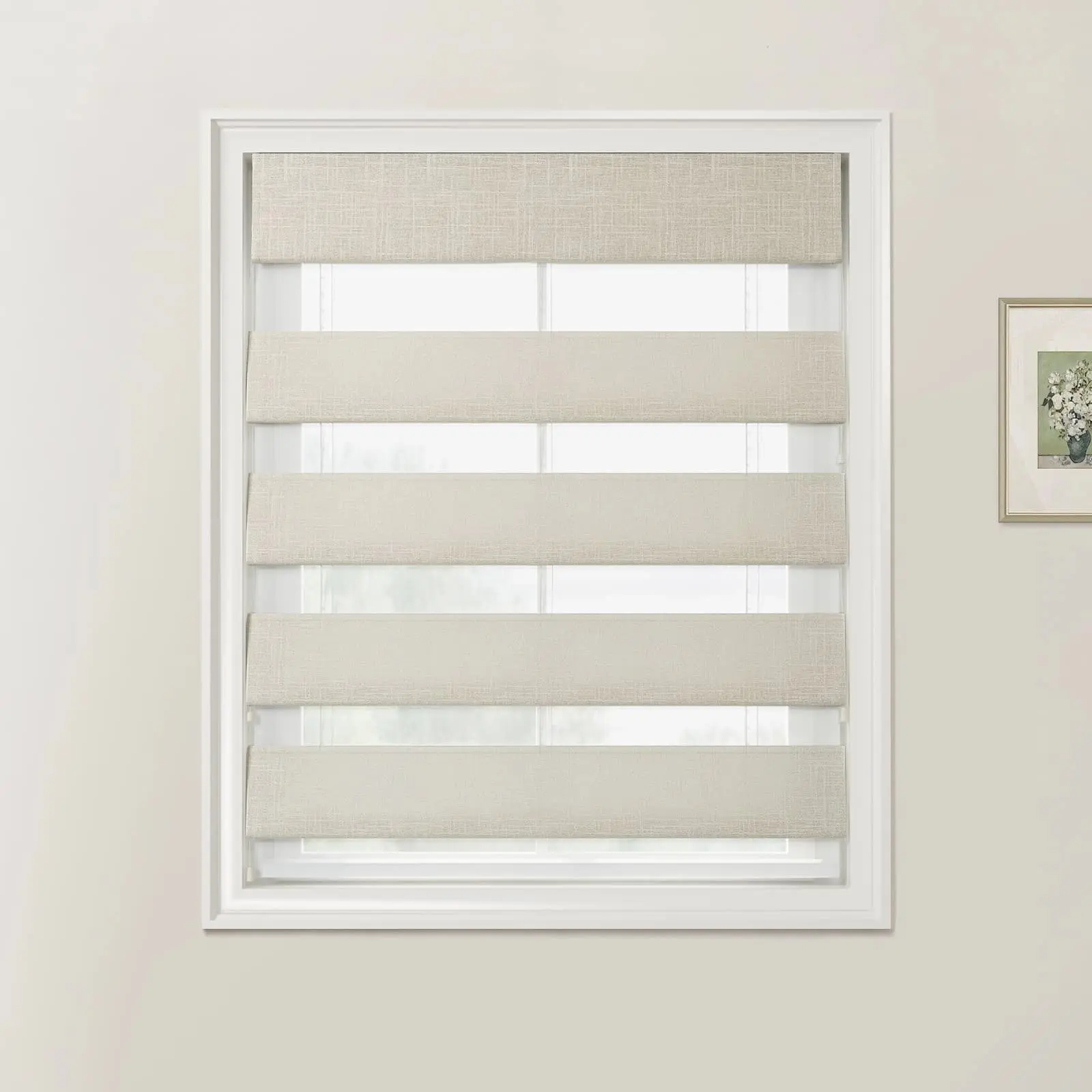 Custom Zebra Roman Blind Cord Lift - Image 47