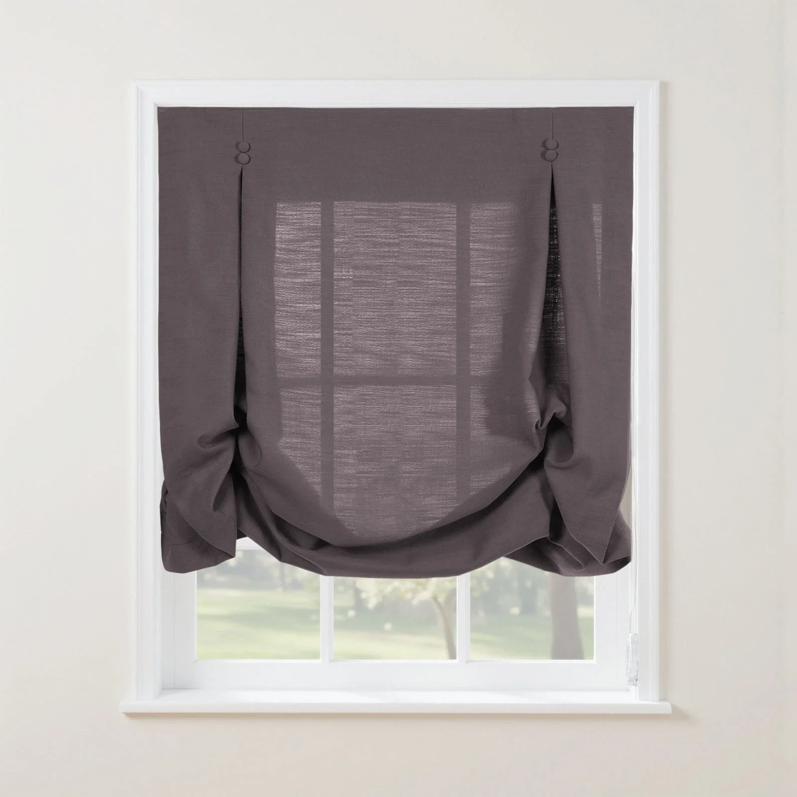 Isabella Cotton Tulip Roman Shade Cord Lift - Image 42