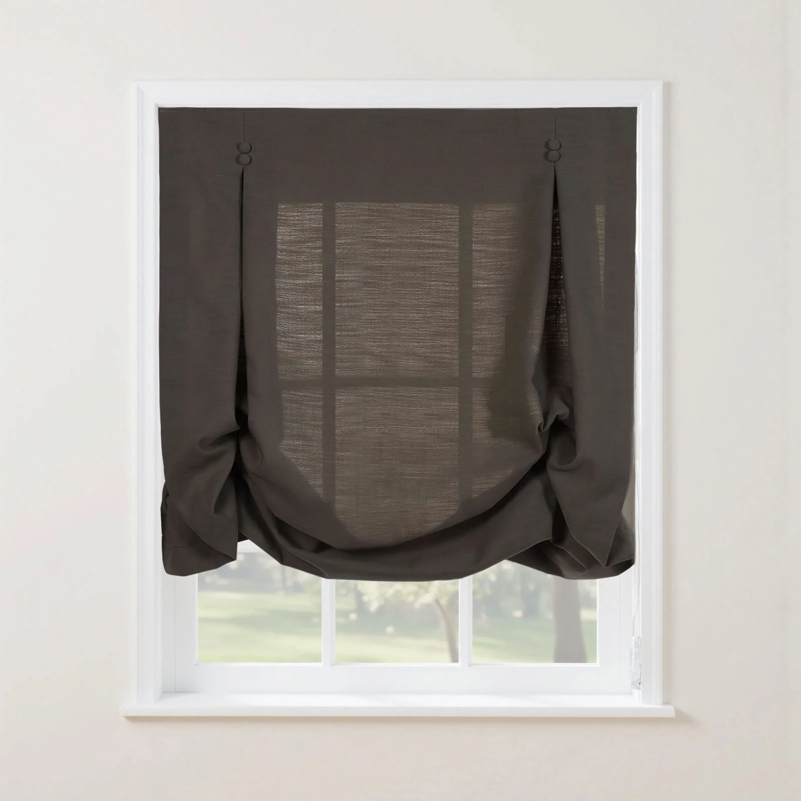 Isabella Cotton Tulip Roman Shade Cord Lift - Image 51