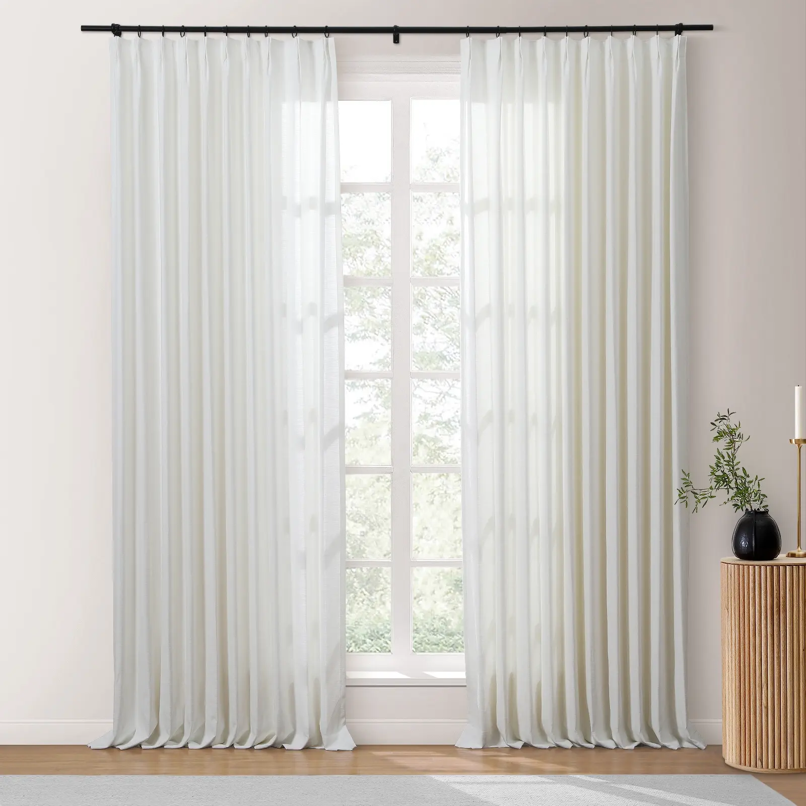 Isabella Heavyweight Cotton Drapery Pleated - Image 39