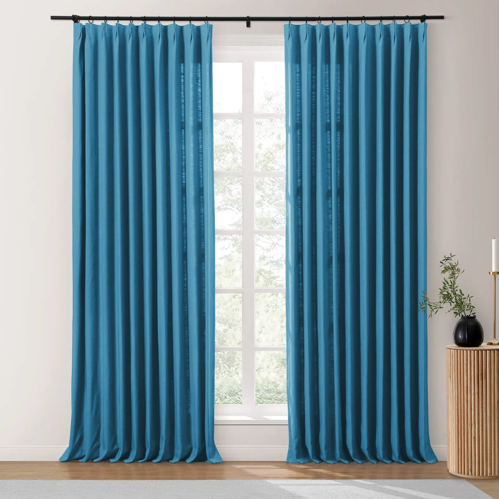 Isabella Heavyweight Cotton Drapery Pleated - Image 59