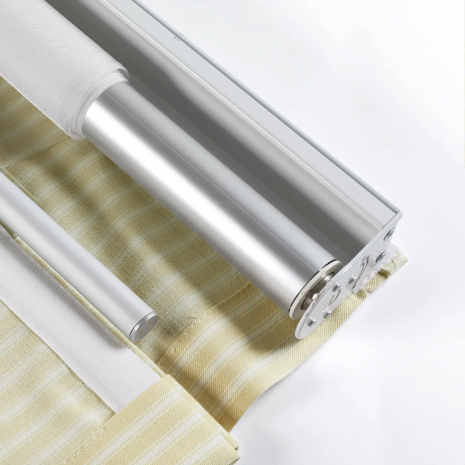 Jana Cordless Roman Shades 100% Cotton Striped - Image 8