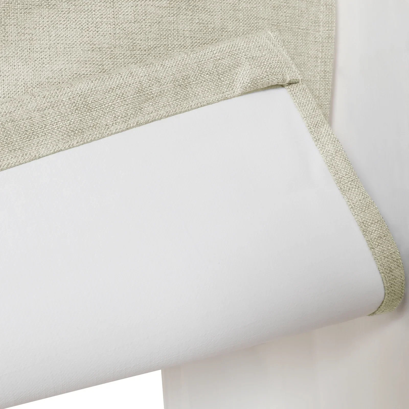 Jawara Linen Cotton Roman Shade Cordless Plus Size - Image 17