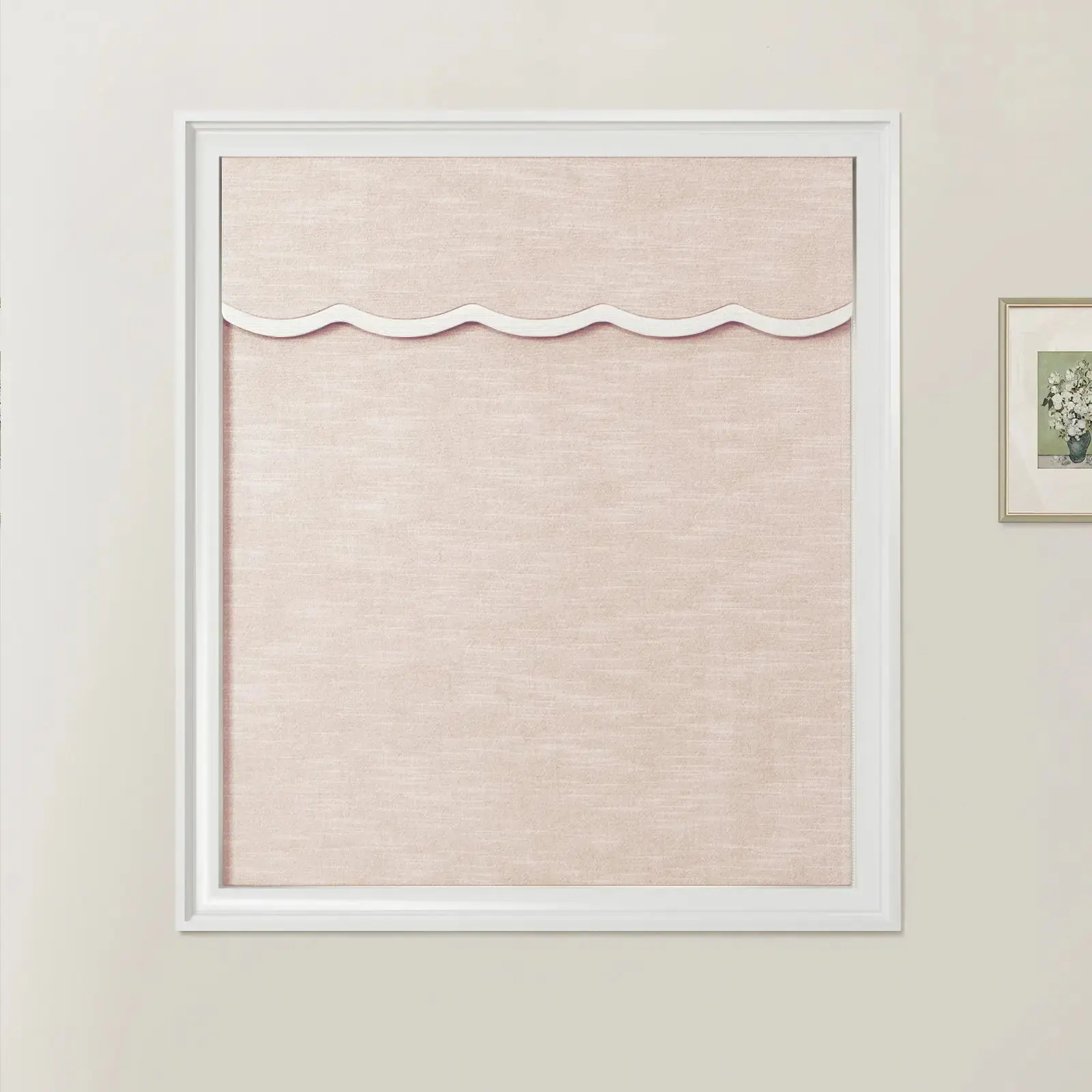 Jawara Linen Cotton Valanced Day Night Roman Shade Cord Lift - Image 55