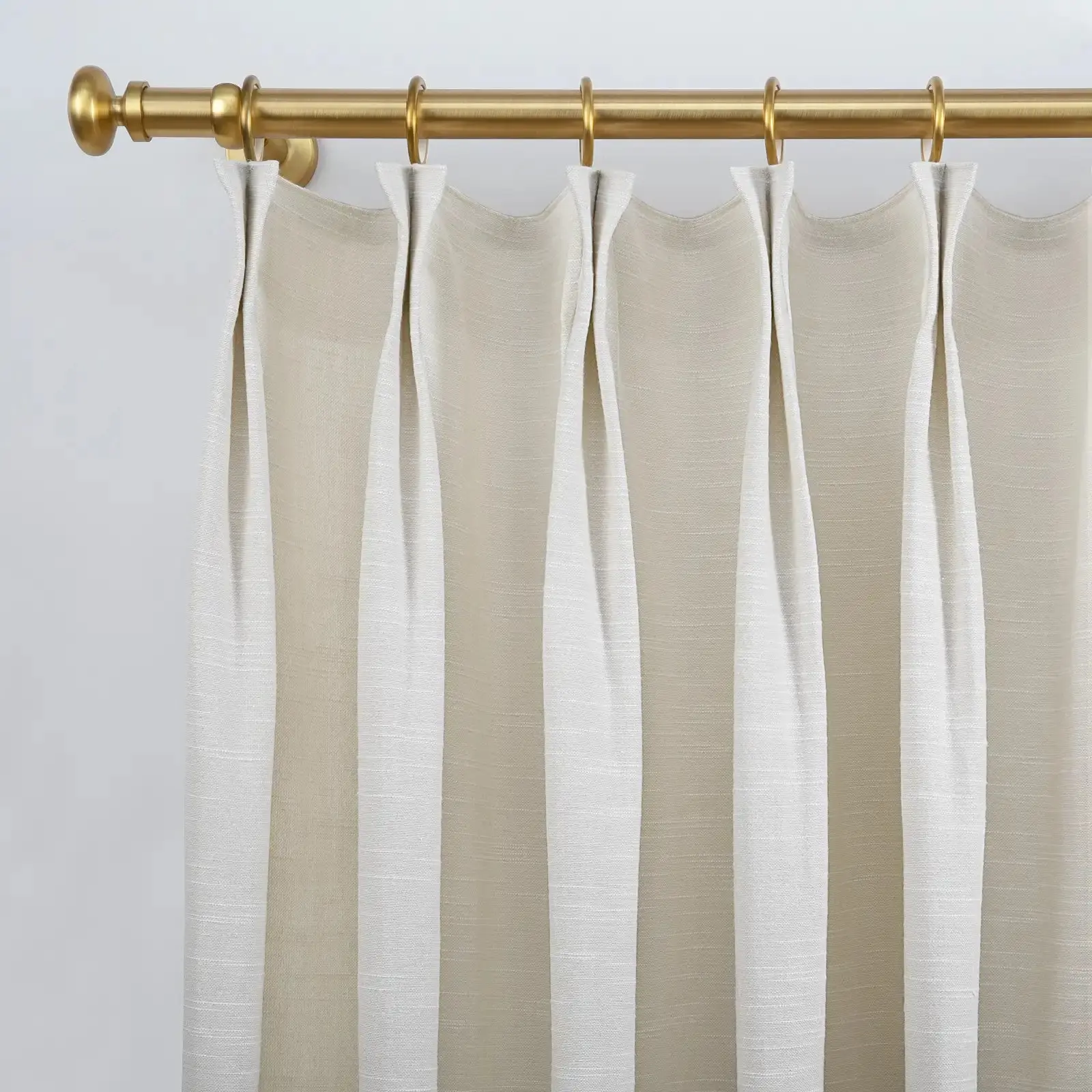 Jawara Luxury Linen Cotton Curtain Pleated - Image 178