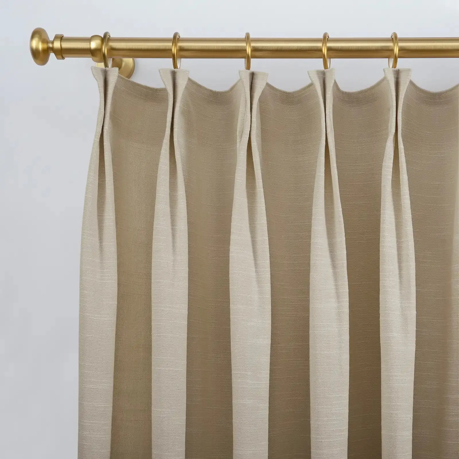 Jawara Luxury Linen Cotton Curtain Pleated - Image 193