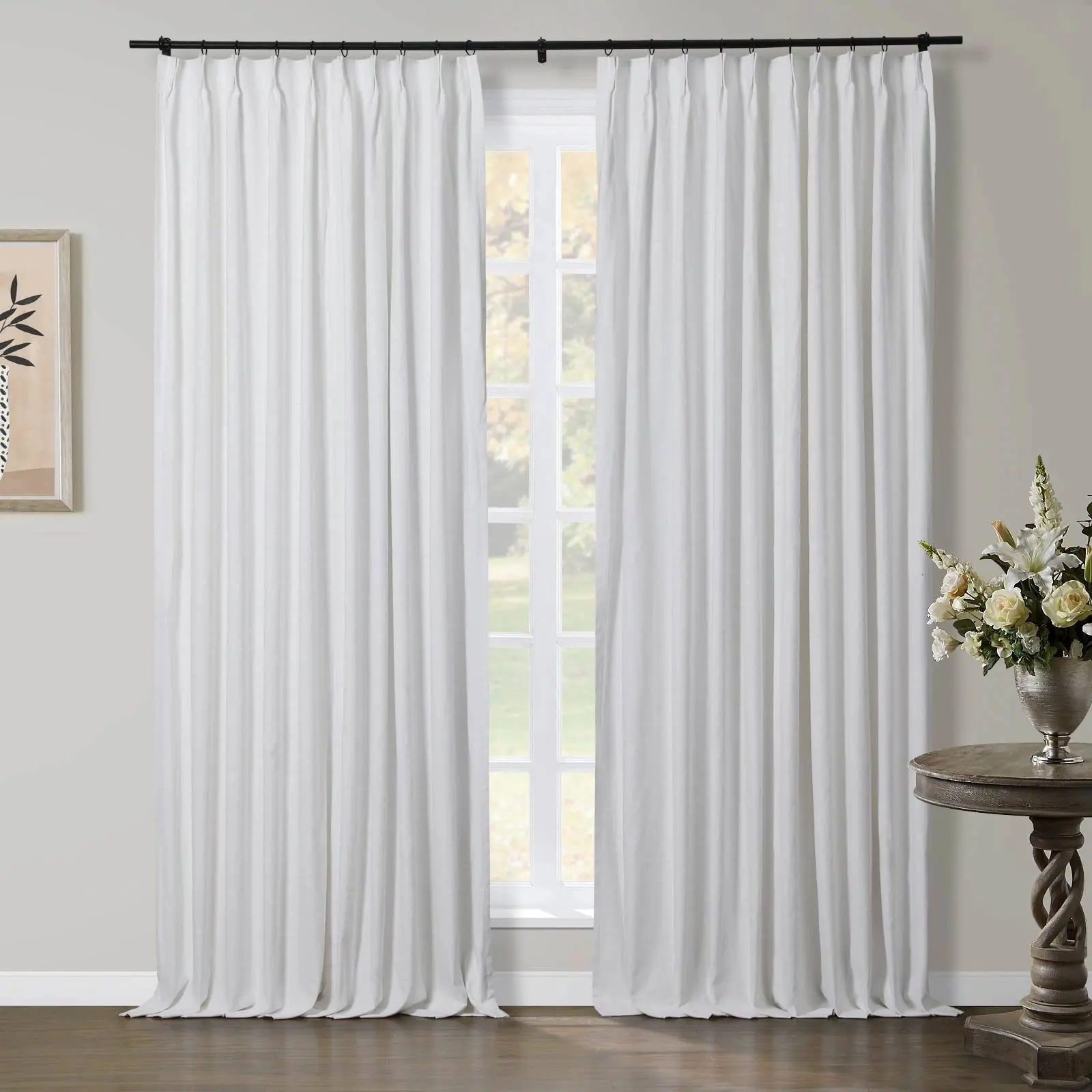 Jawara Luxury Linen Cotton Curtain Pleated - Image 32