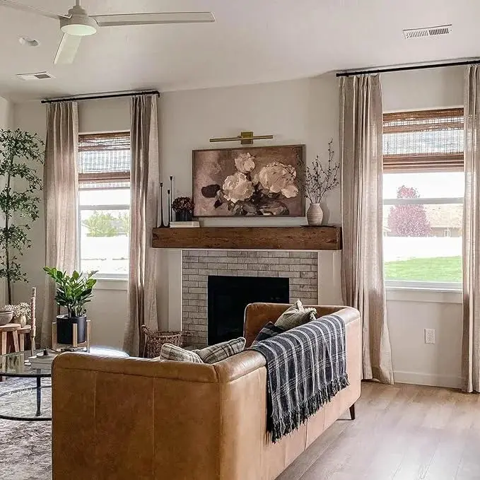 Jawara Luxury Linen Extra Wide Window Curtains - Image 32