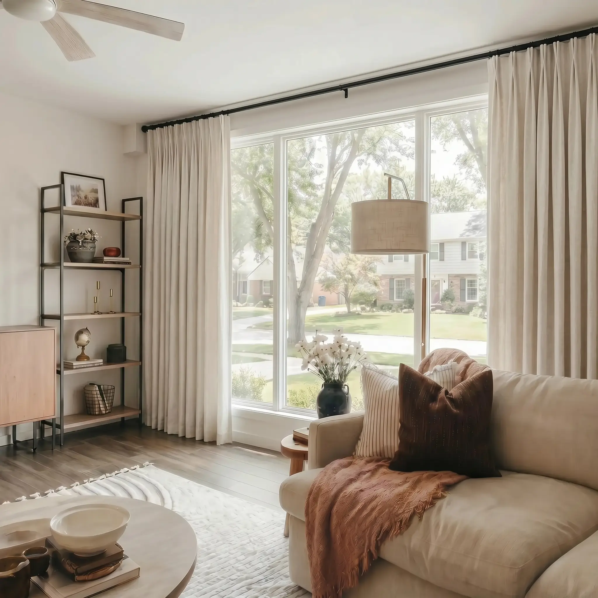 Jawara Luxury Linen Extra Wide Window Curtains - Image 4