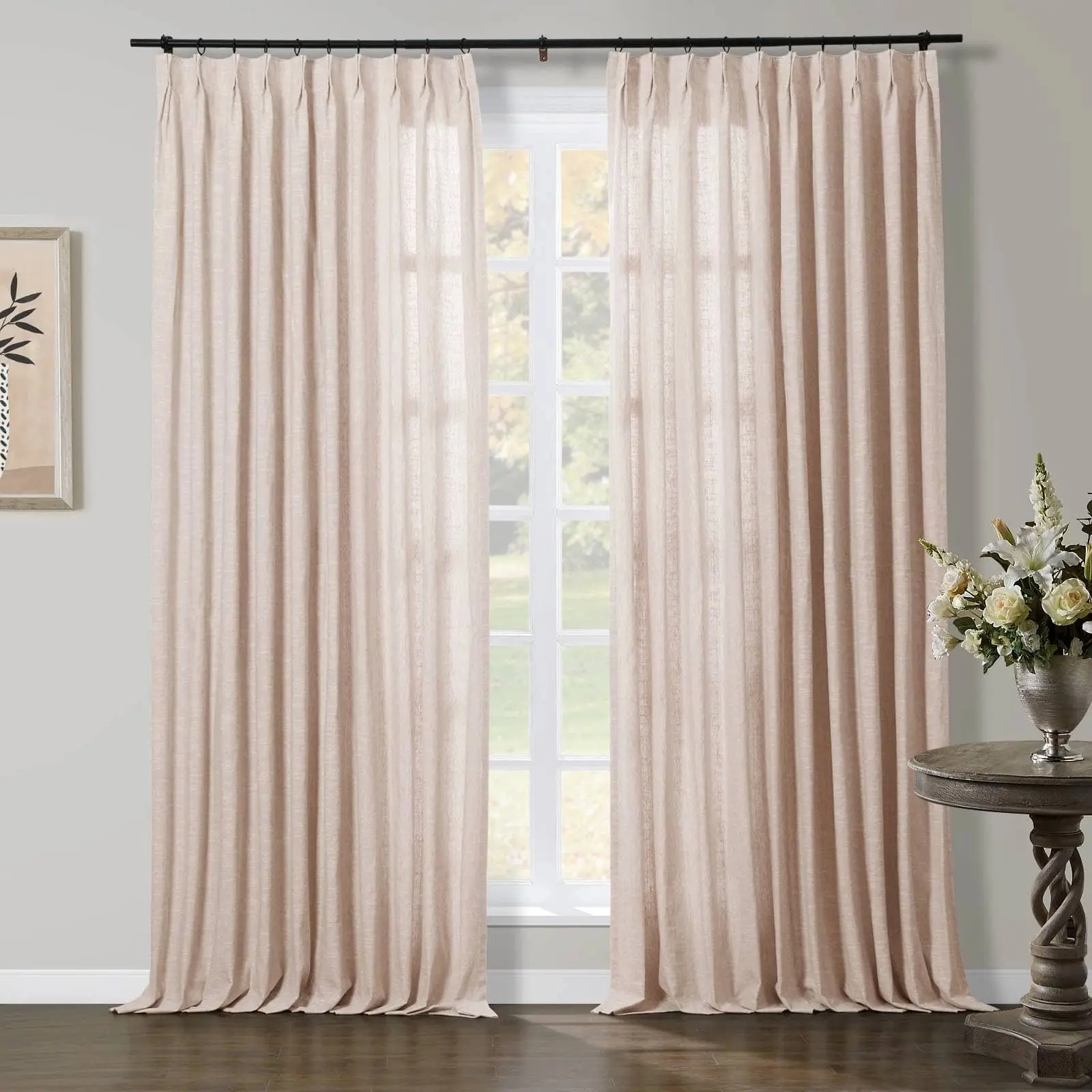 Jawara Luxury Linen Extra Wide Window Curtains - Image 47