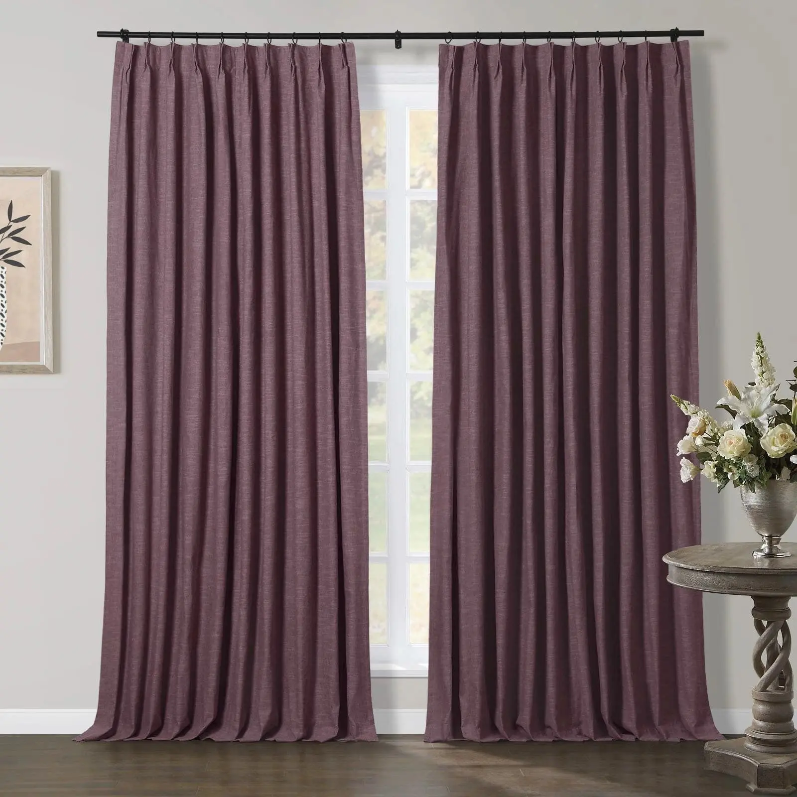 Jawara Luxury Linen Extra Wide Window Curtains - Image 60