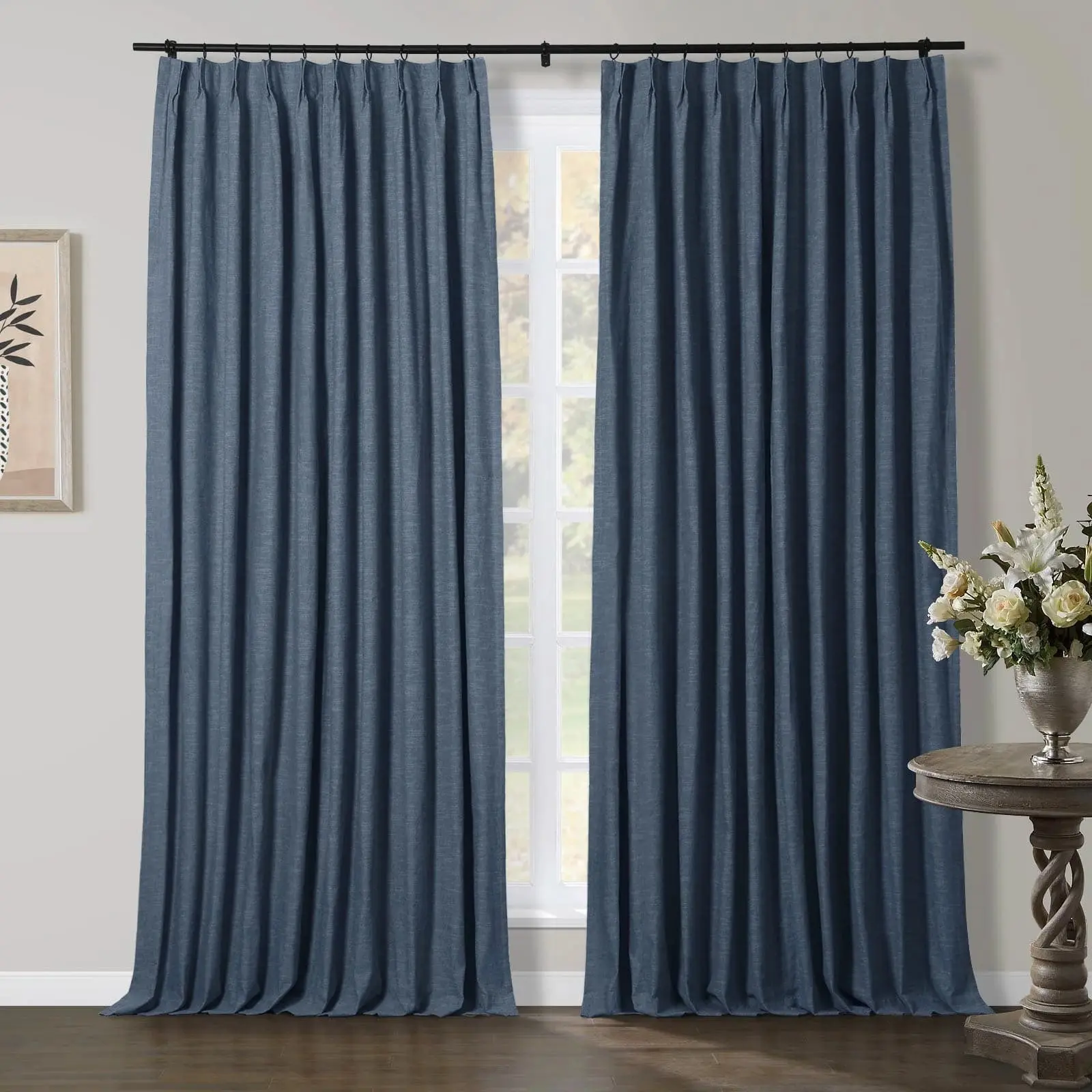 Jawara Luxury Linen Extra Wide Window Curtains - Image 61