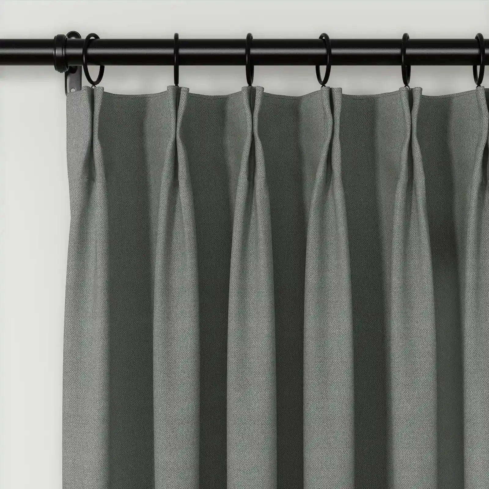 Karin Pure Wool Curtain Pleated - Image 34