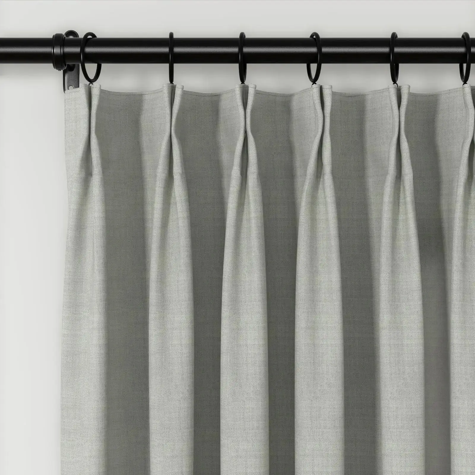 Karin Pure Wool Curtain Pleated - Image 39